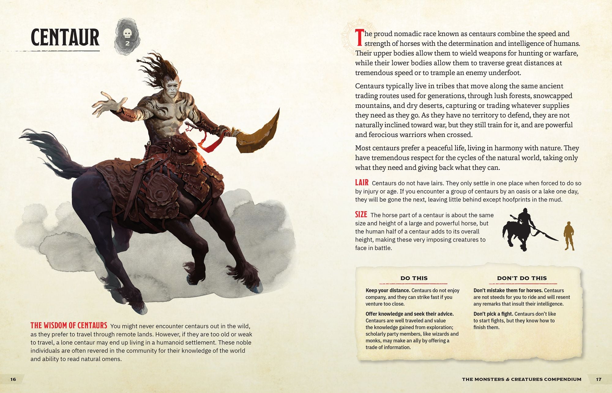The Monsters & Creatures Compendium (Dungeons & Dragons): A Young Adventurer's Guide