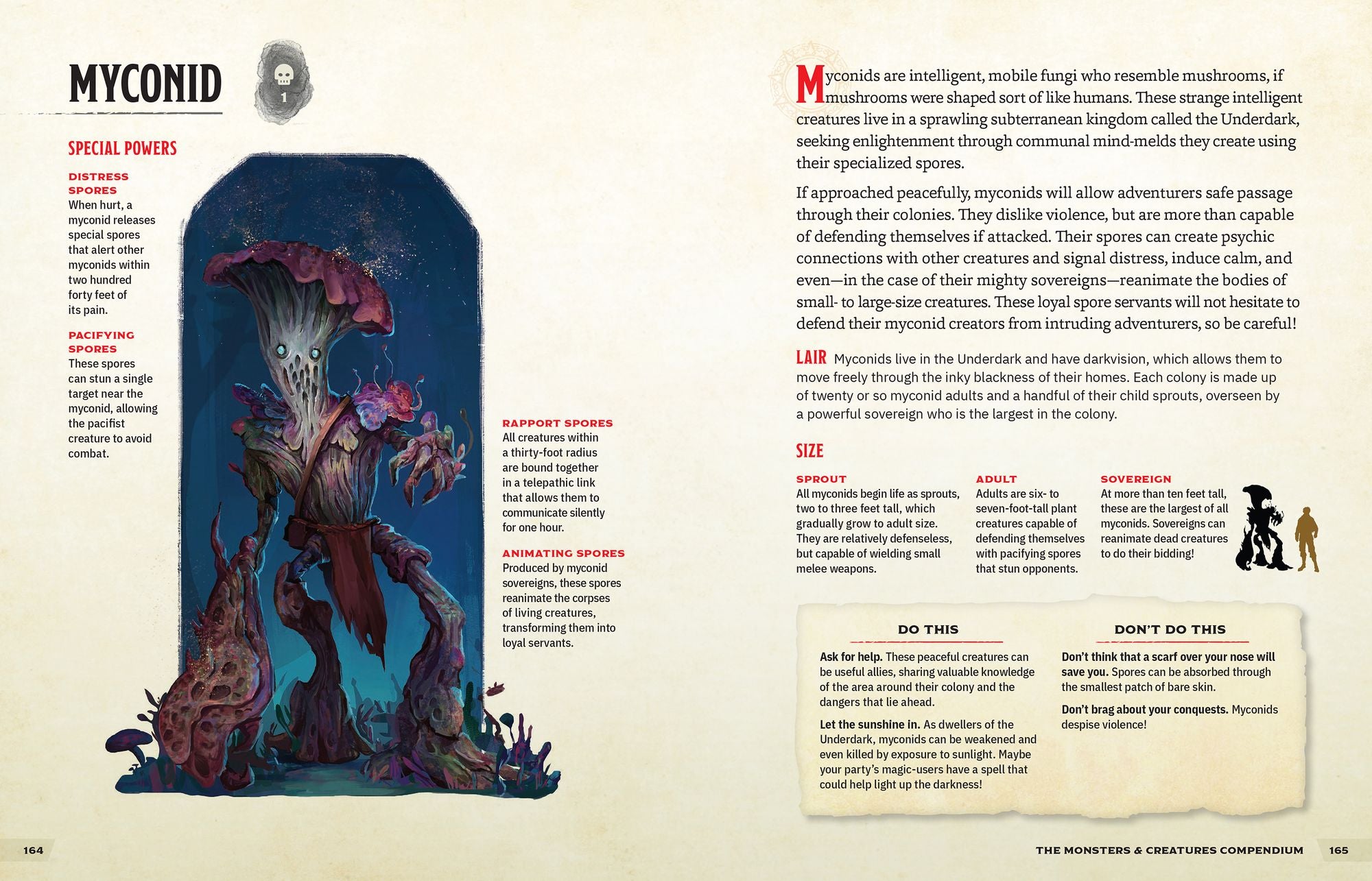The Monsters & Creatures Compendium (Dungeons & Dragons): A Young Adventurer's Guide