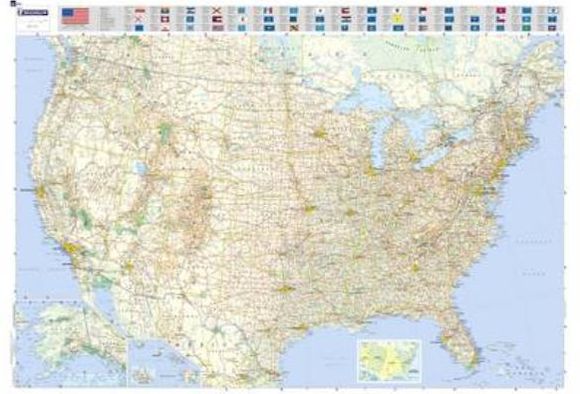 Michelin Map USA Road 13761 (Laminated, Rolled)