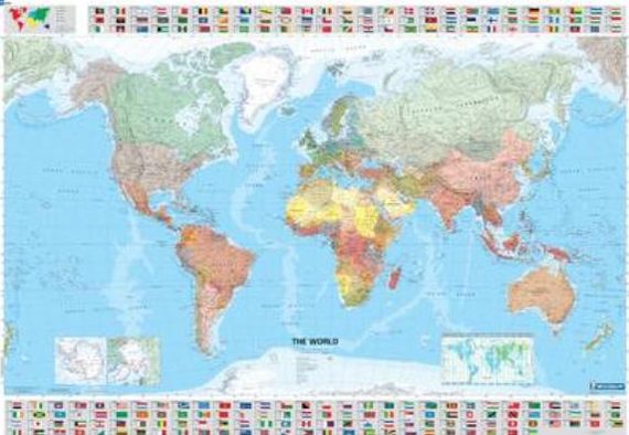 Michelin Map The World 13701 (Laminated, Rolled)
