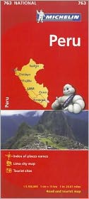 Michelin Peru Map 763