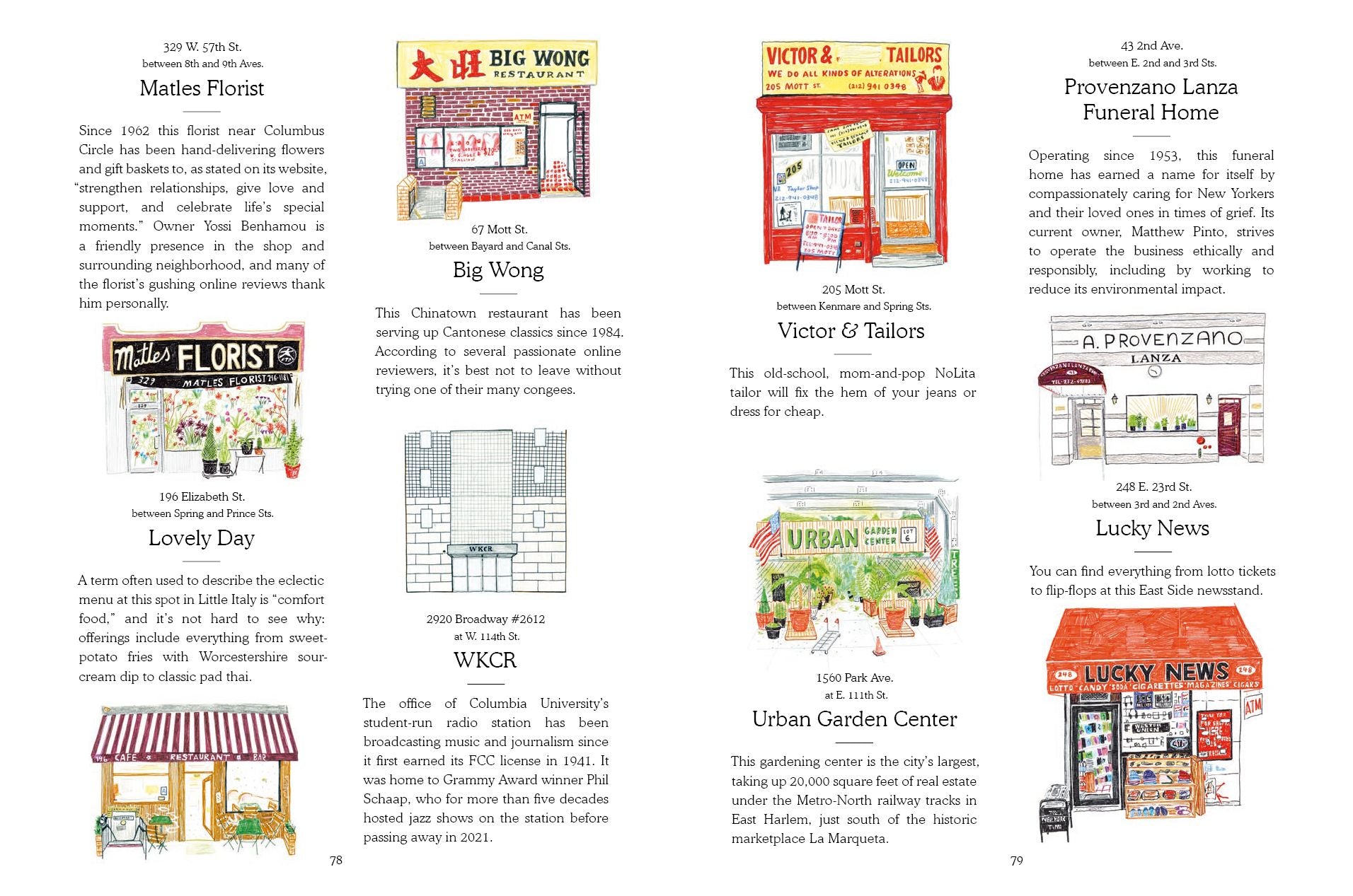 NYC Storefronts: Illustrations of the Big Apple's Best-Loved Spots (Compact Edition)