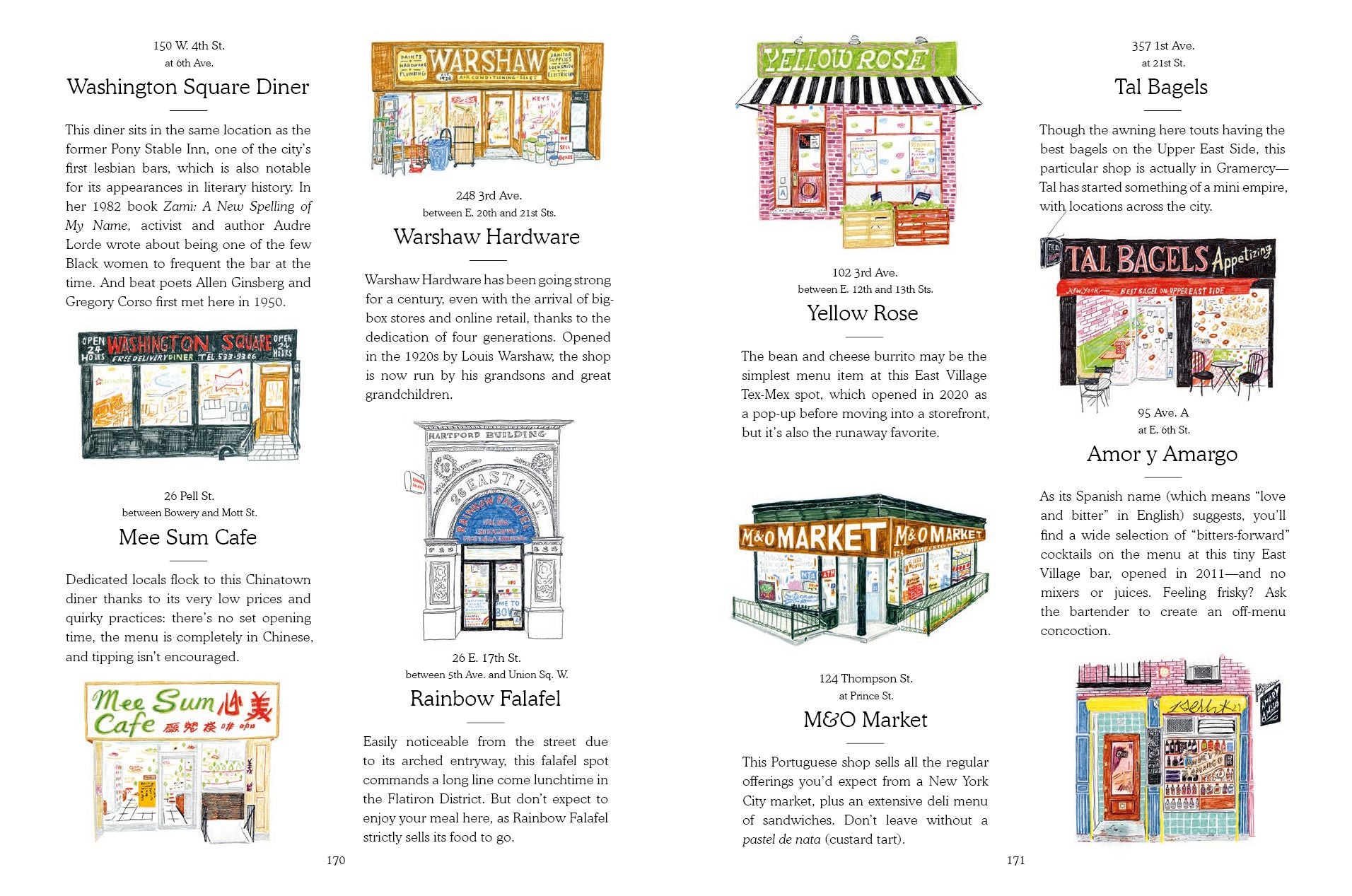 NYC Storefronts: Illustrations of the Big Apple's Best-Loved Spots (Compact Edition)