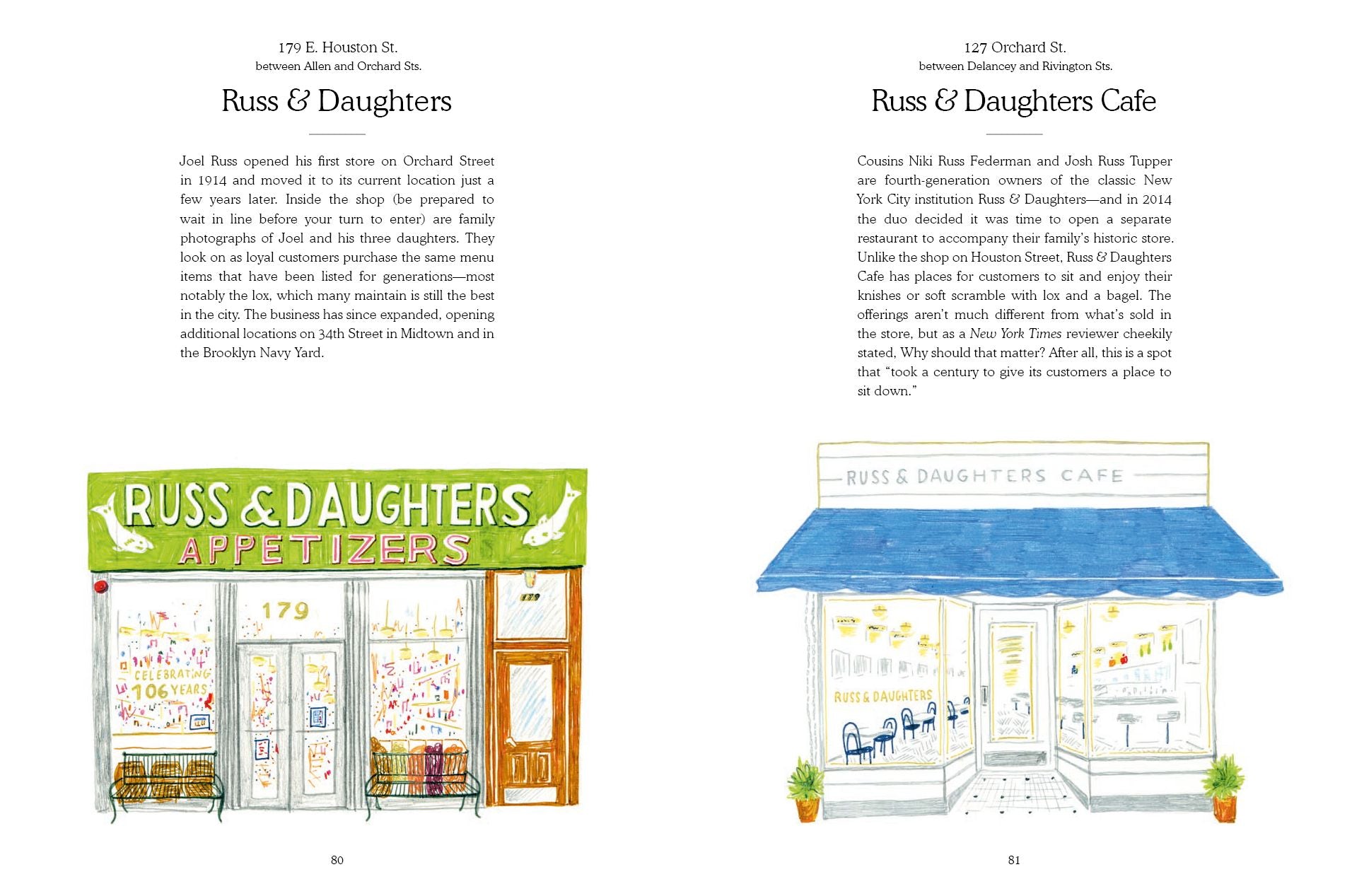 NYC Storefronts: Illustrations of the Big Apple's Best-Loved Spots (Compact Edition)