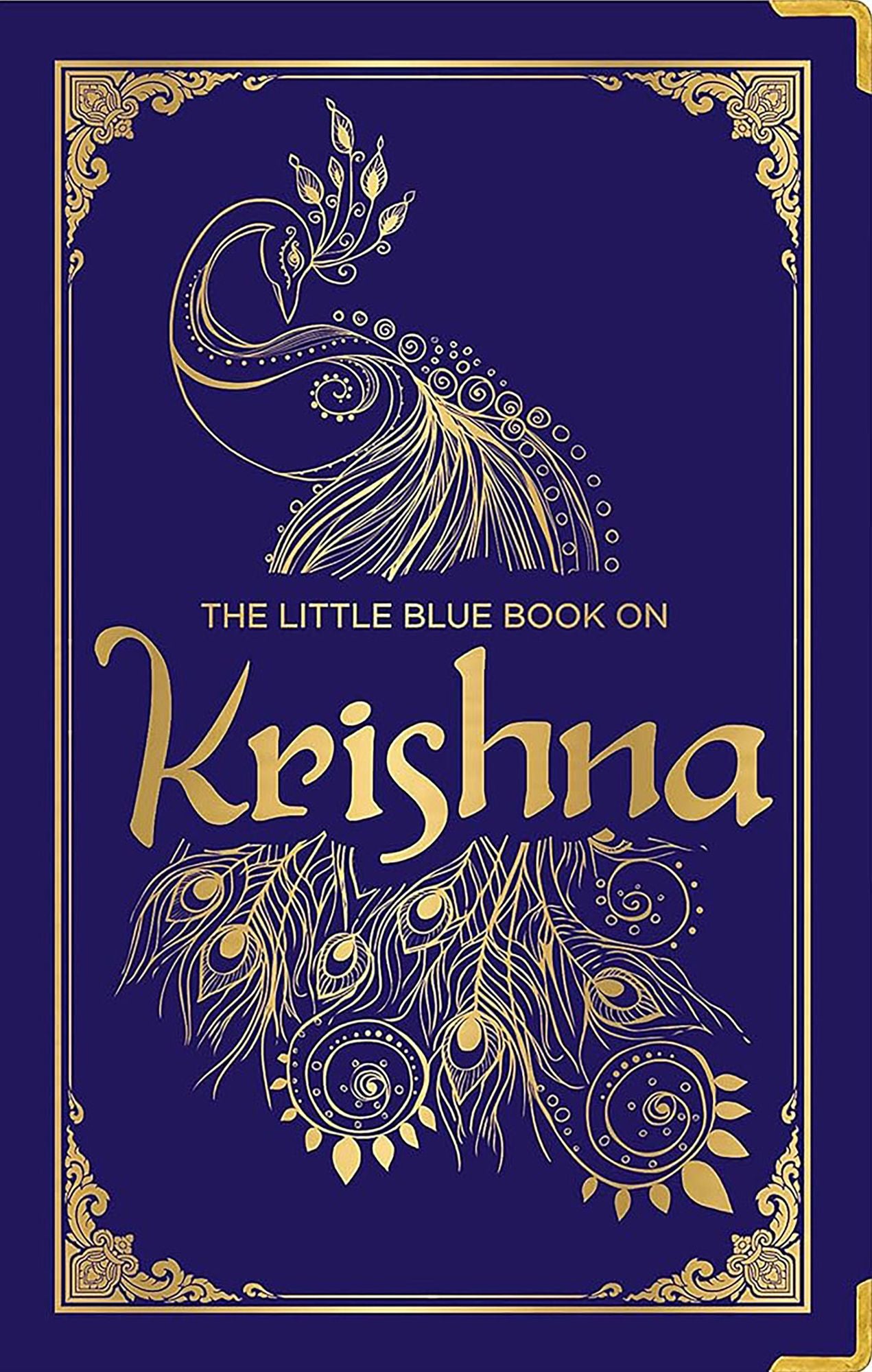 The Little Blue Book on Krishna (Deluxe Silk Hardbound)