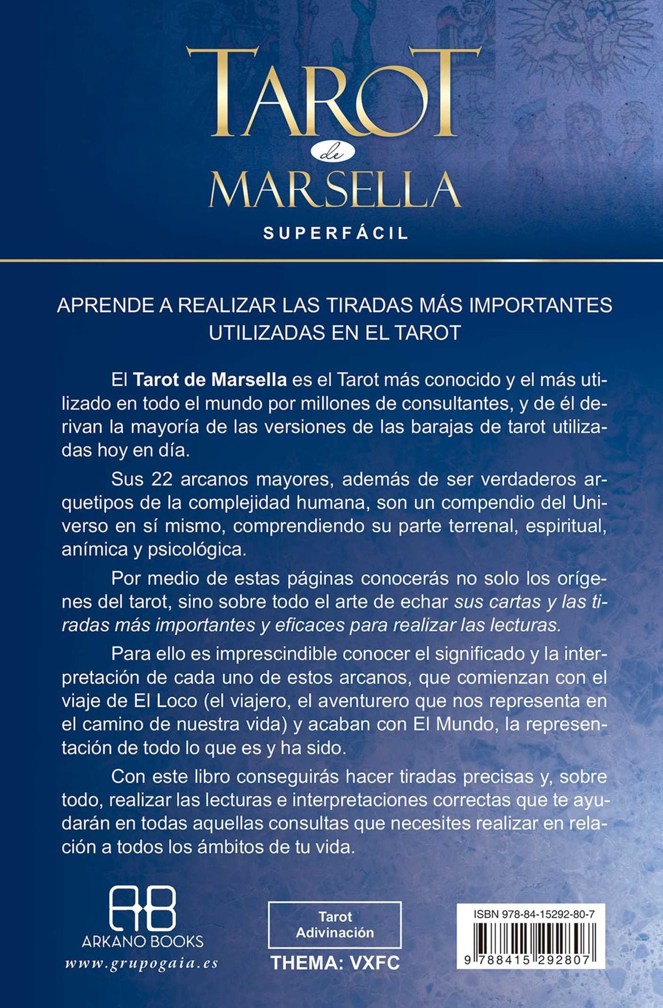 Tarot de Marsella superf cil: Libro y artas para echar el Tarot inmediatamente