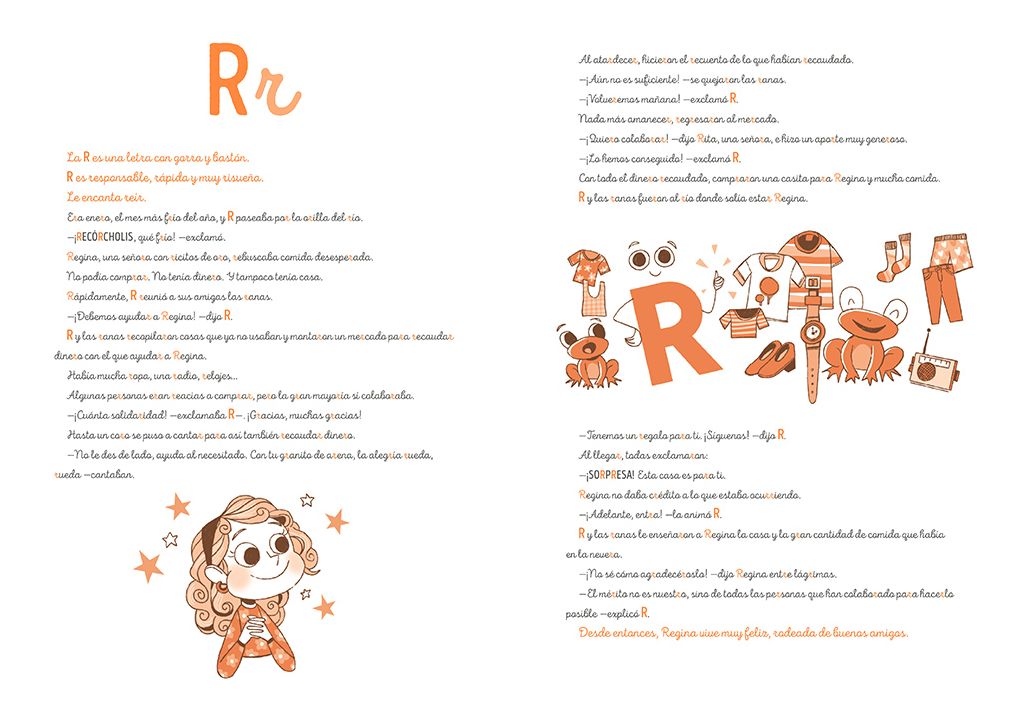 Cuentos de letras: Cuentos de la A a la Z: Aprende el abecedario y sus sonidos con un cuento para cada letra / Stories about Letters