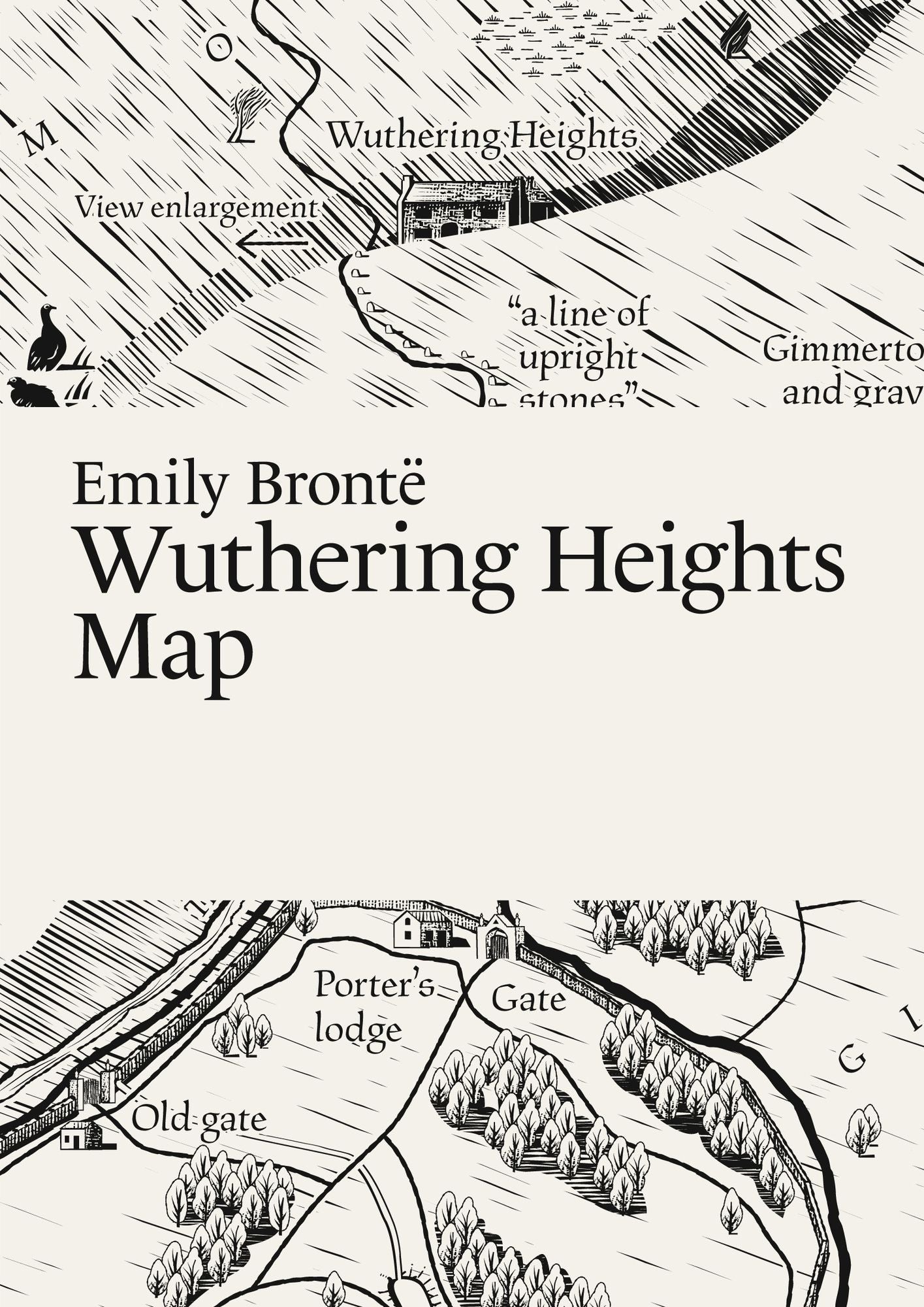 Emily Brontë, Wuthering Heights Map