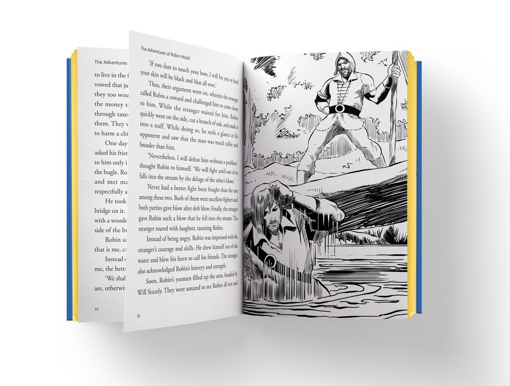 The Adventures of Robin Hood: Illustrated Abridged Children Classics English Novel With Review Questions (Hardback)