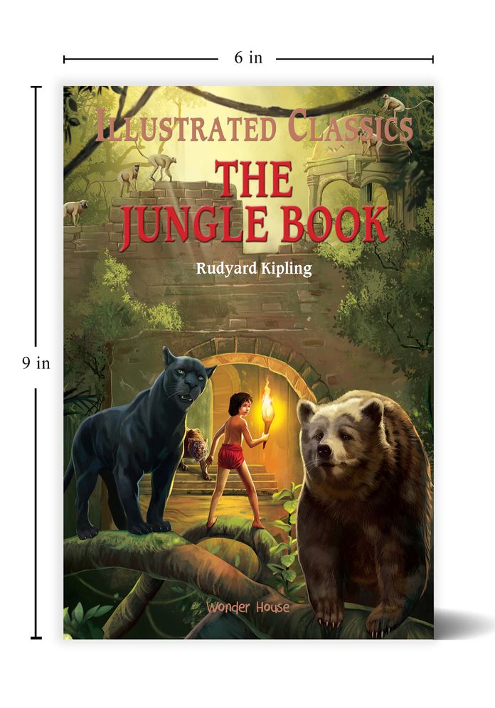 The Jungle Book: Illustrated Abridged Children Classics English Novel With Review Questions (Hardback)