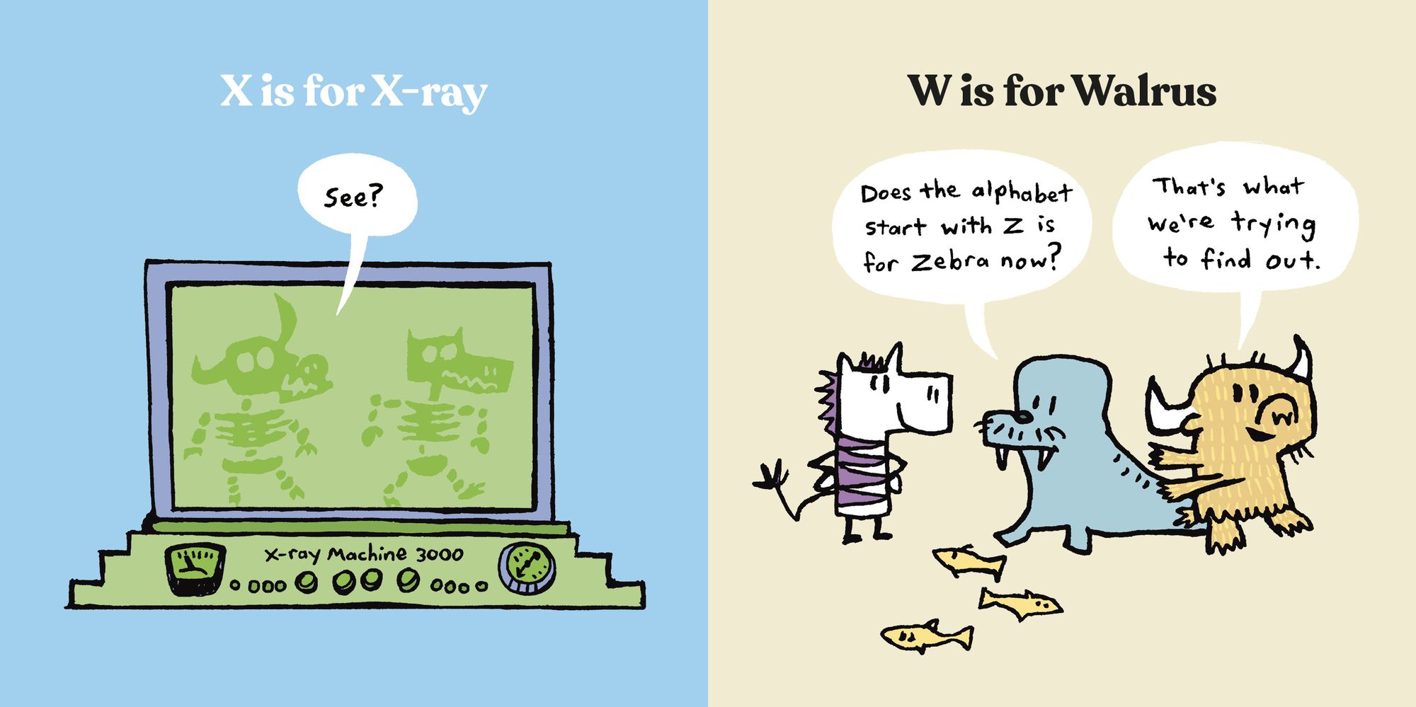 Zebra and Yak: The Backwards Alphabet Book