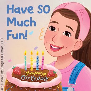 Happy Birthday, Wonderful You!: Encouraging Imaginative Play and Social Skills (Ms. Rachel): Includes 25 Stickers