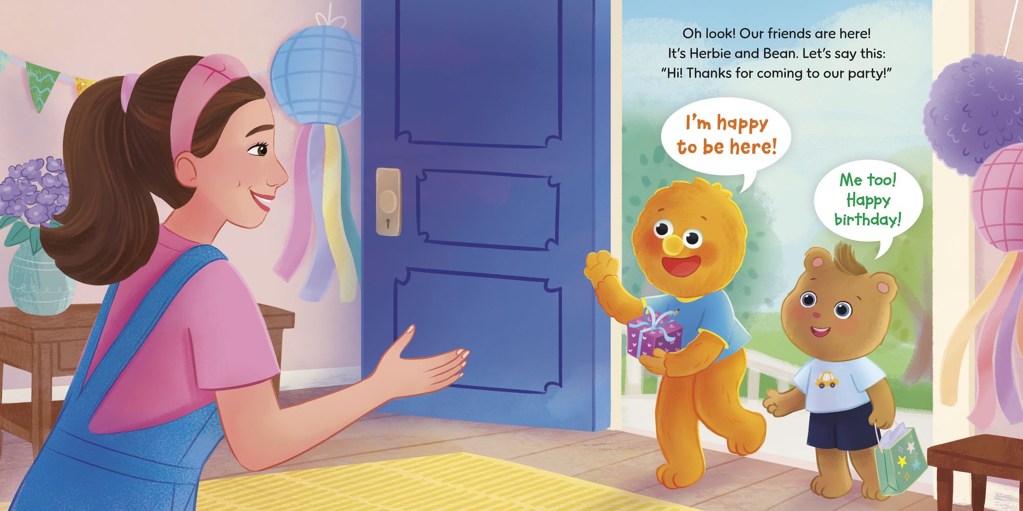Happy Birthday, Wonderful You!: Encouraging Imaginative Play and Social Skills (Ms. Rachel): Includes 25 Stickers