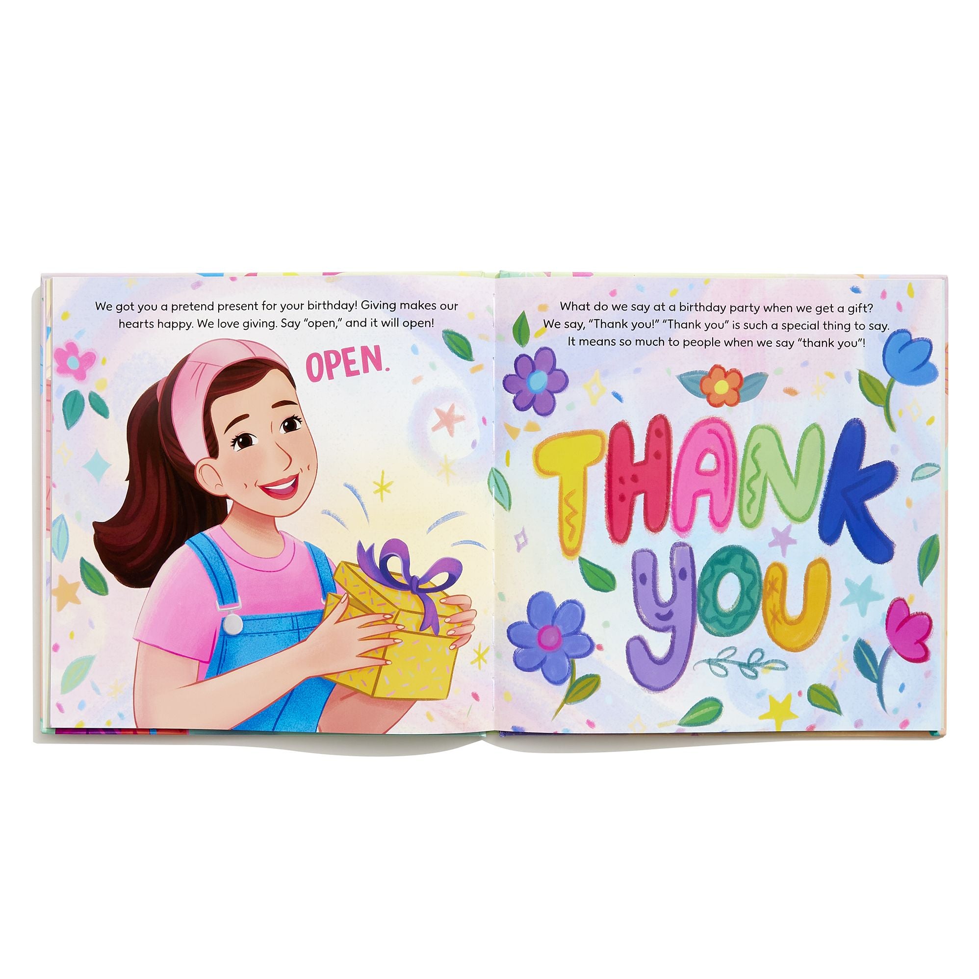 Happy Birthday, Wonderful You!: Encouraging Imaginative Play and Social Skills (Ms. Rachel): Includes 25 Stickers