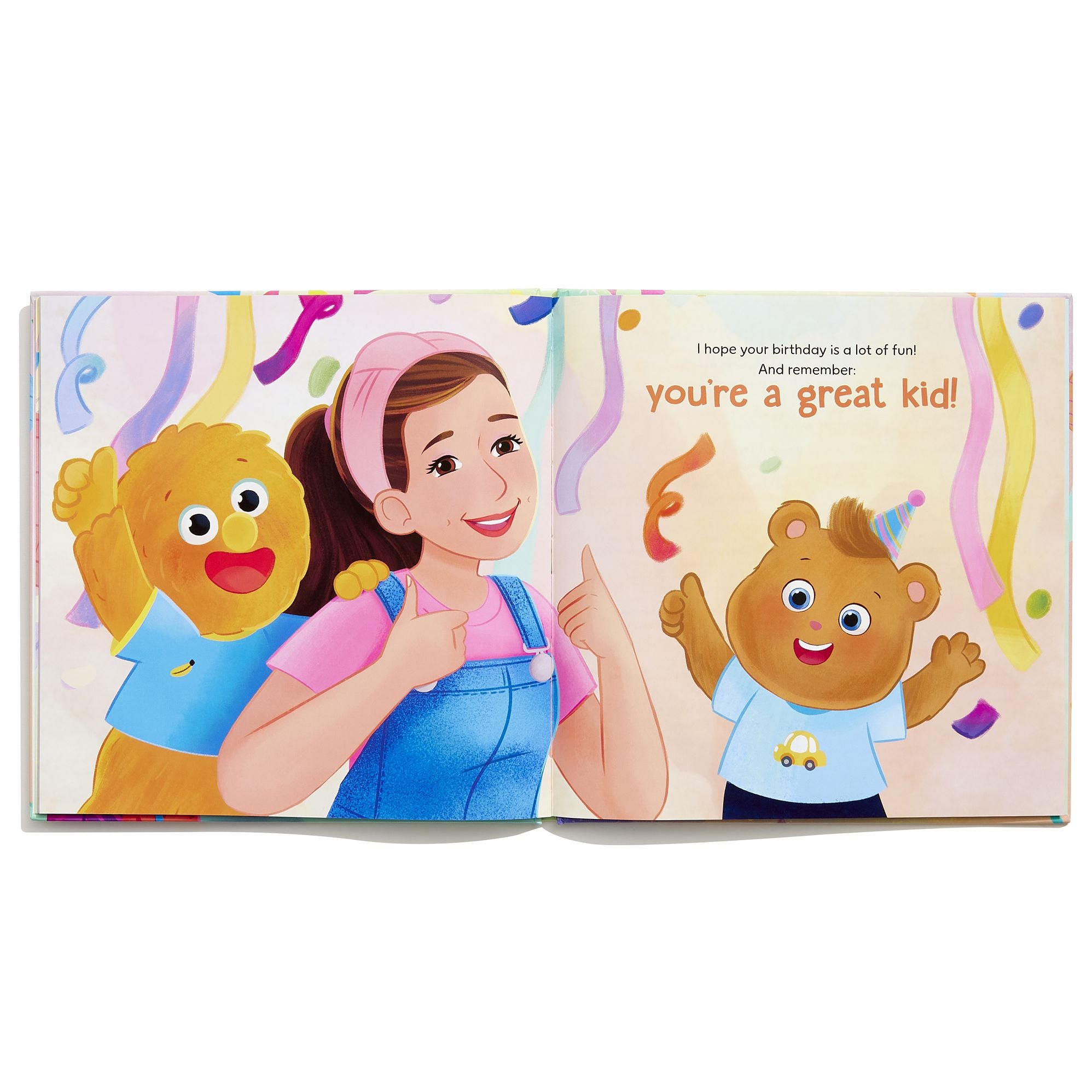 Happy Birthday, Wonderful You!: Encouraging Imaginative Play and Social Skills (Ms. Rachel): Includes 25 Stickers
