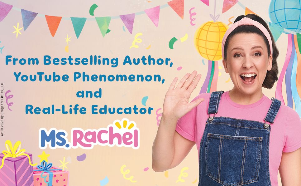 Happy Birthday, Wonderful You!: Encouraging Imaginative Play and Social Skills (Ms. Rachel): Includes 25 Stickers