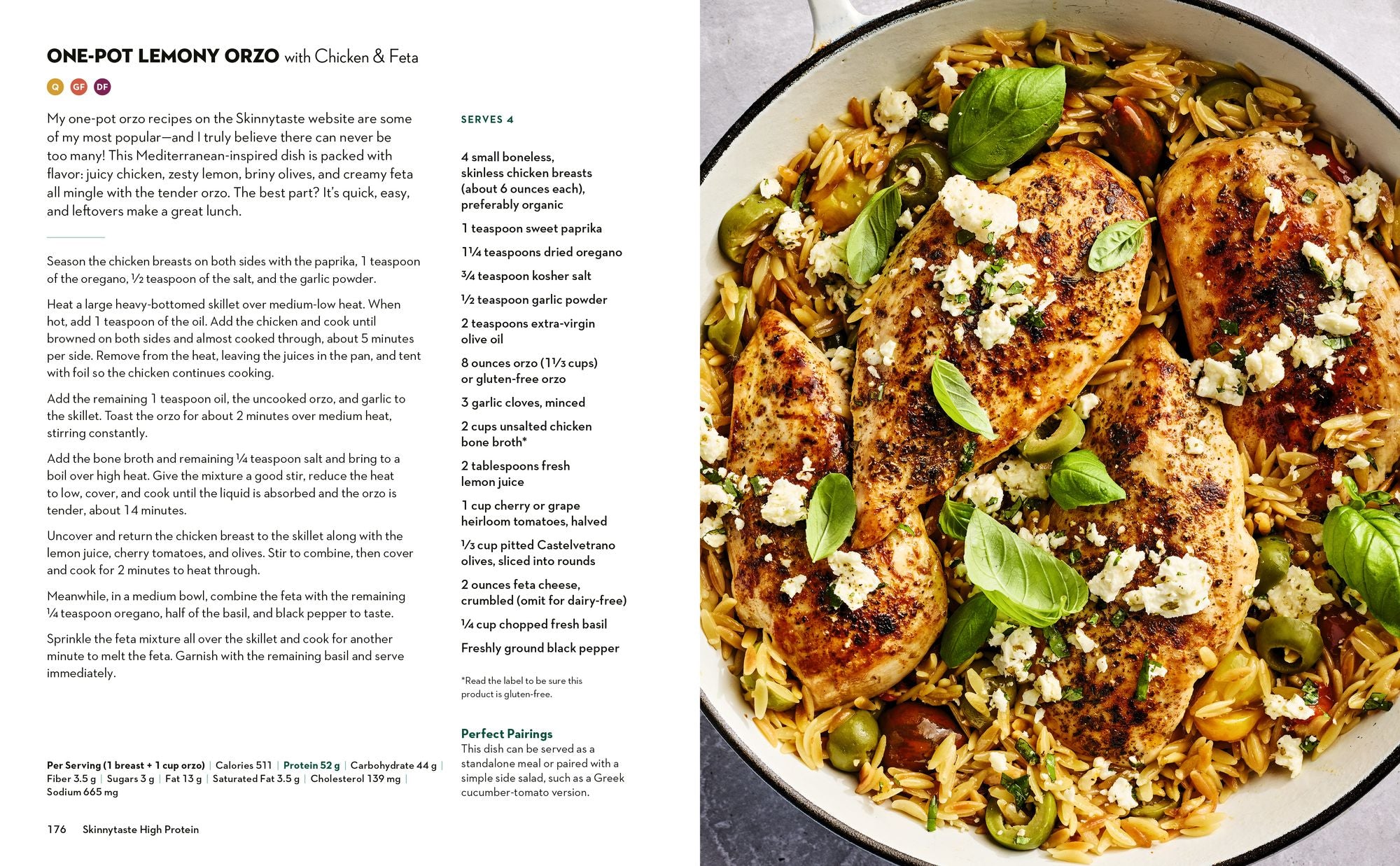 Skinnytaste High Protein: 100 Healthy, Simple Recipes to Fuel Your Day: A Cookbook
