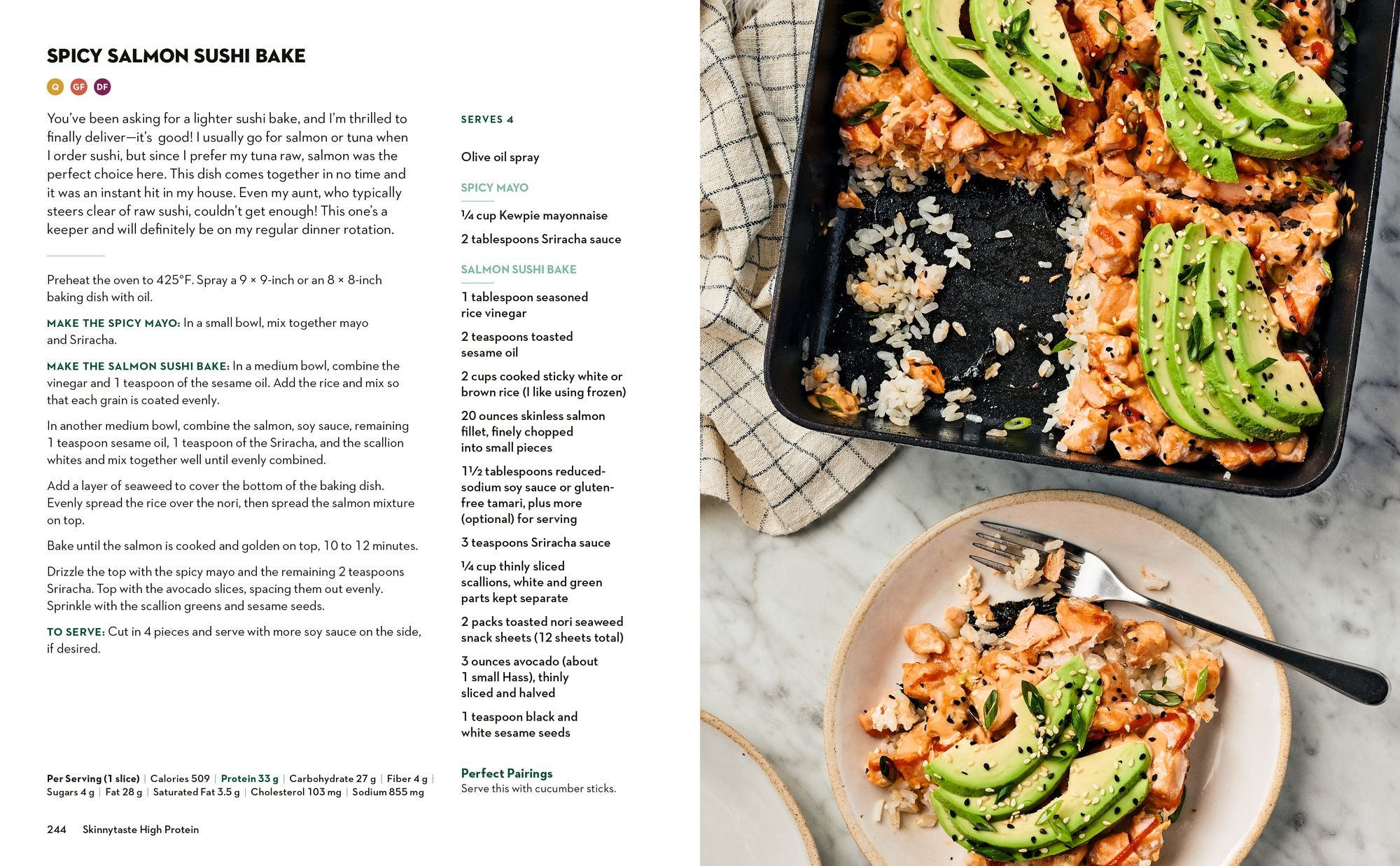 Skinnytaste High Protein: 100 Healthy, Simple Recipes to Fuel Your Day: A Cookbook