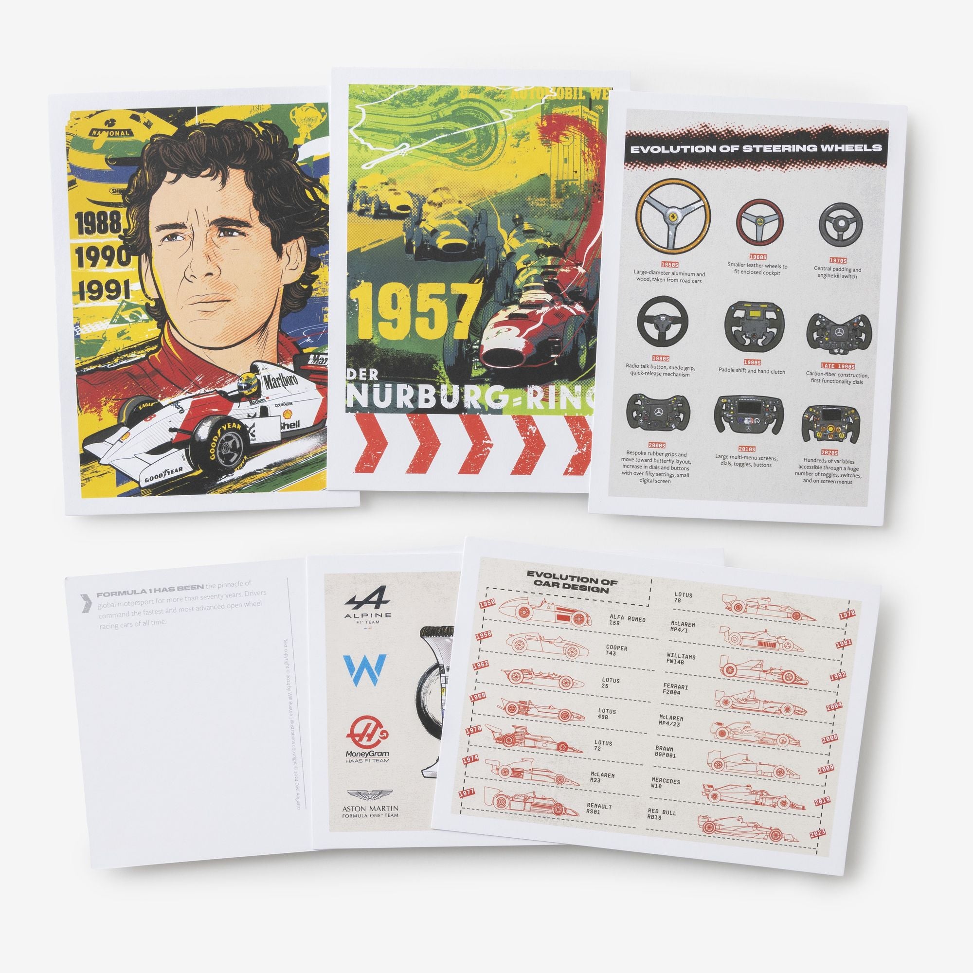 Grand Prix Postcards: 100 Postcards Celebrating Formula 1