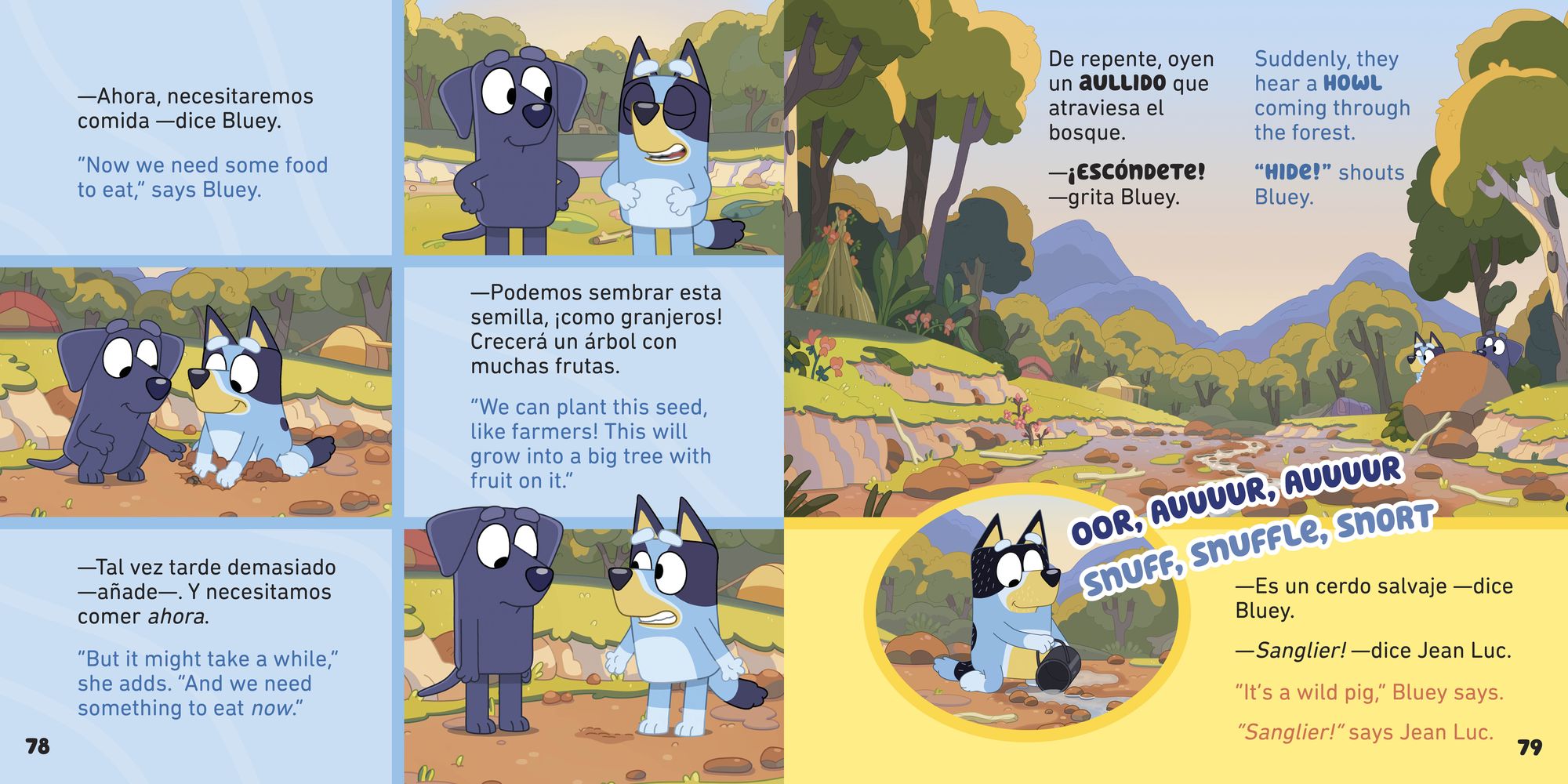 Bluey: Camping and Other Stories/Campamento y otros cuentos (Bilingual English- Spanish Edition)