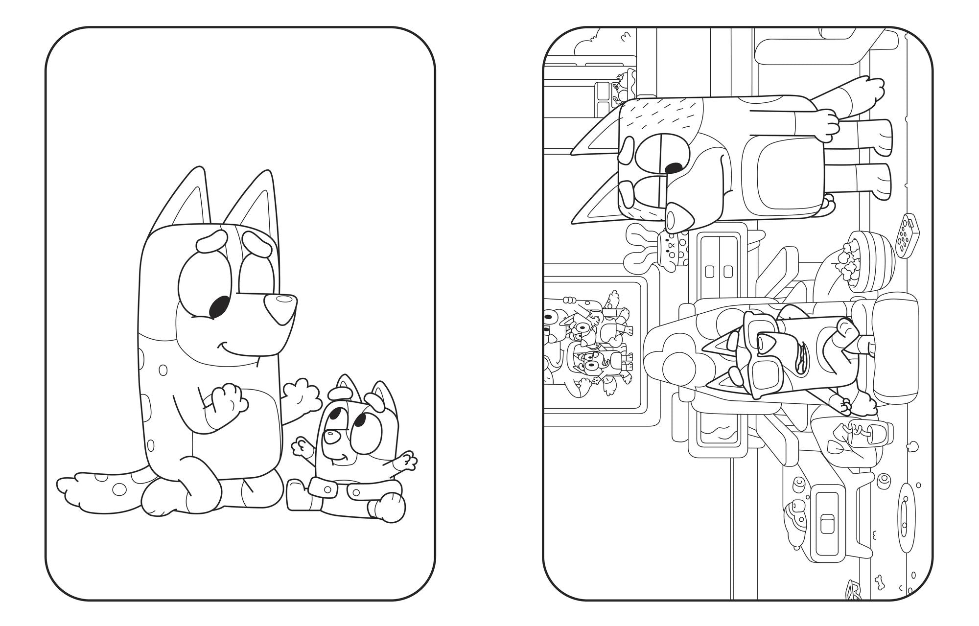 Bluey: Super Mega Coloring Book
