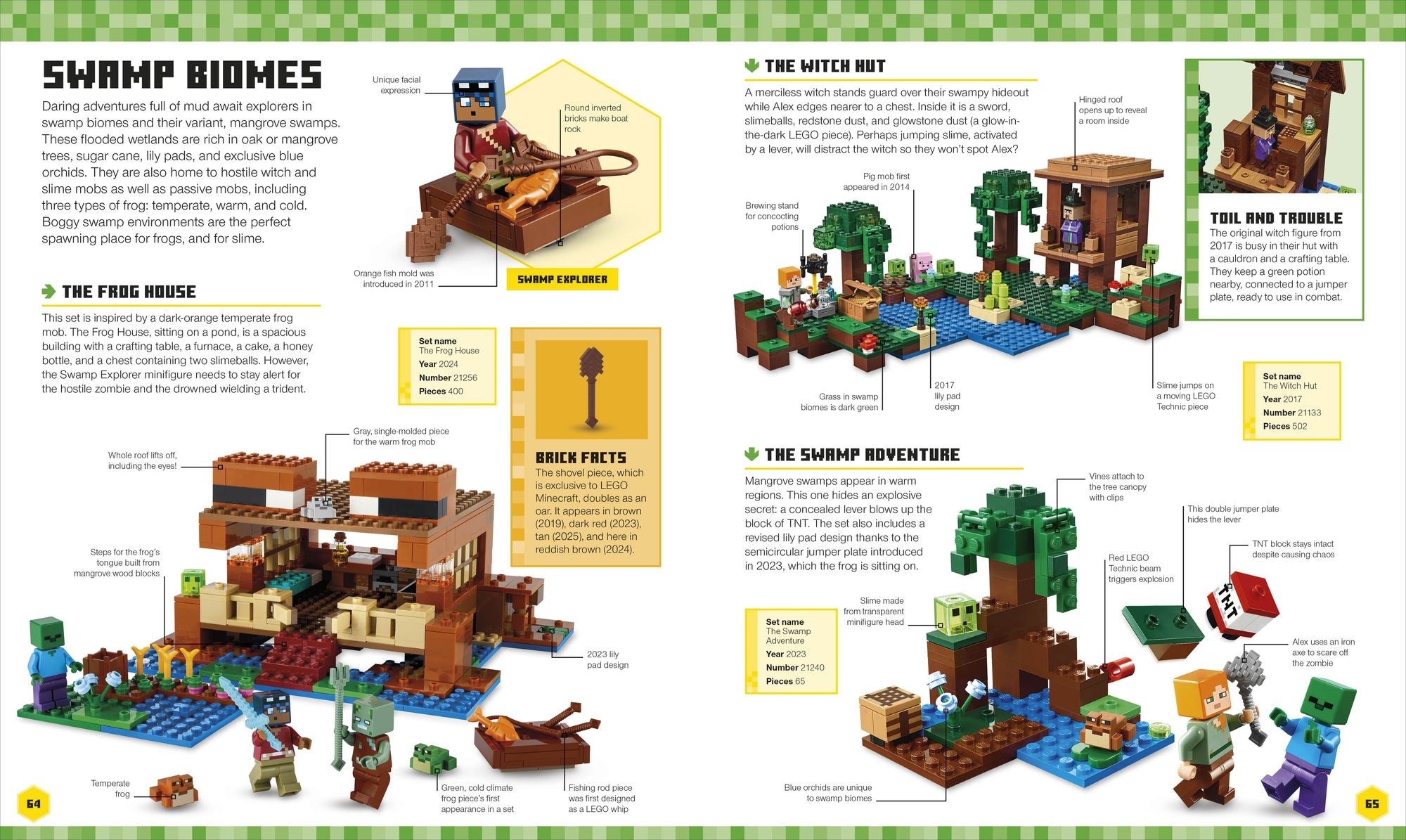 LEGO Minecraft Visual Dictionary (Library Edition): This edition does not include a minifigure