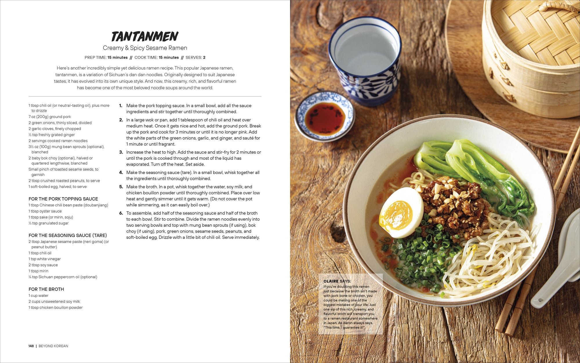 Beyond Korean: Easy Recipes for Korean, Japanese, and Chinese Favorites