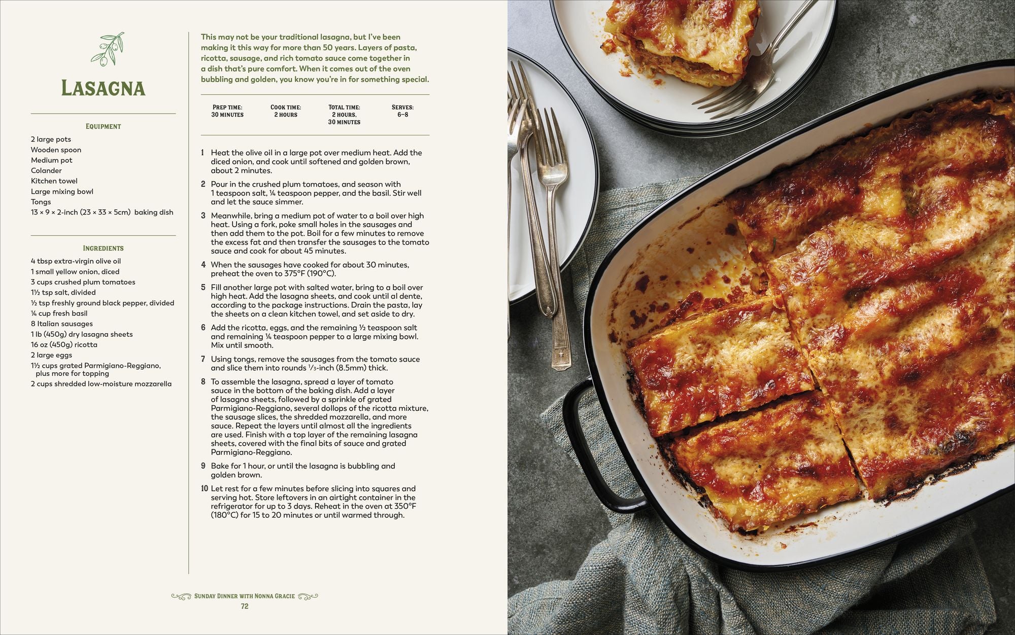 Sunday Dinner with Nonna Gracie: Traditional Italian Recipes for Gathering and Sharing