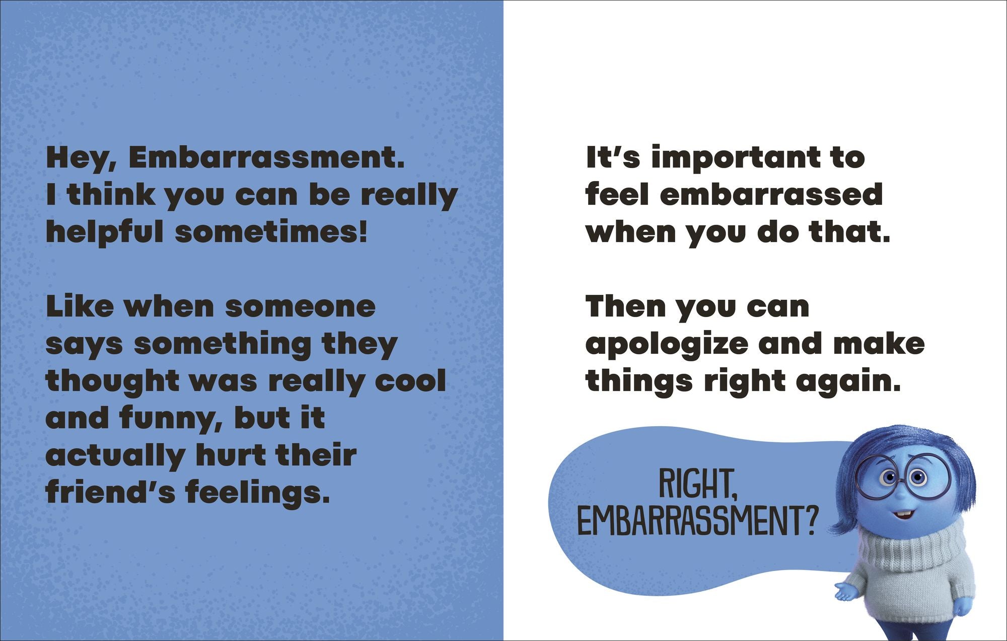 Disney Inside Out 2 Hello, I'm Embarrassment: Making Sense of Emotions