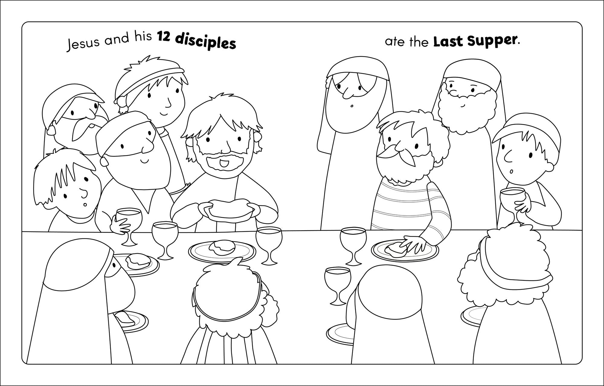 My Very First Bible Easter Coloring Book: More Than 30 Pages to Color