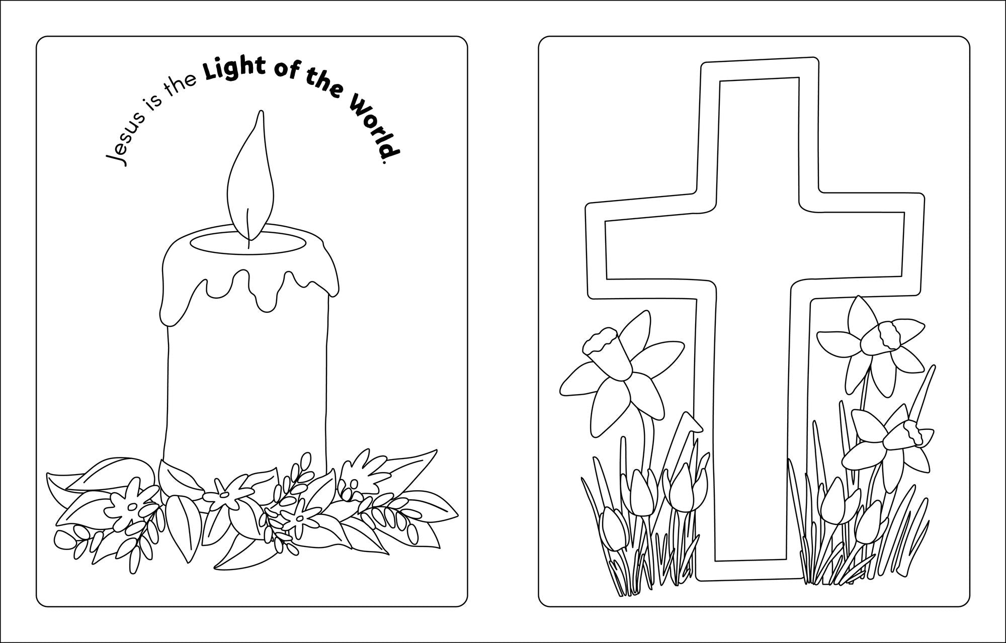 My Very First Bible Easter Coloring Book: More Than 30 Pages to Color
