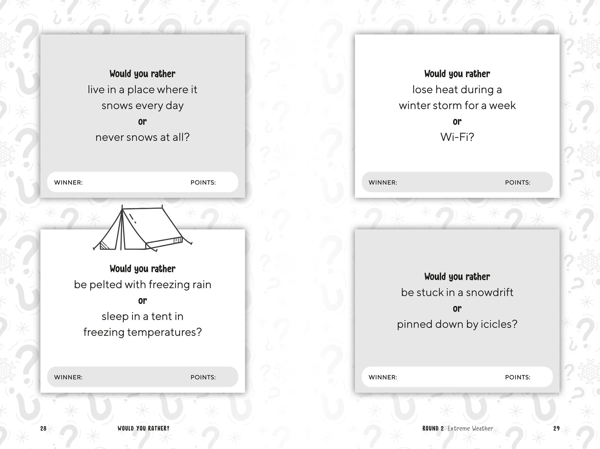 Would You Rather? Winter Edition: Warm Up with a Cool Game About Snow, Sports, Food, and Holidays