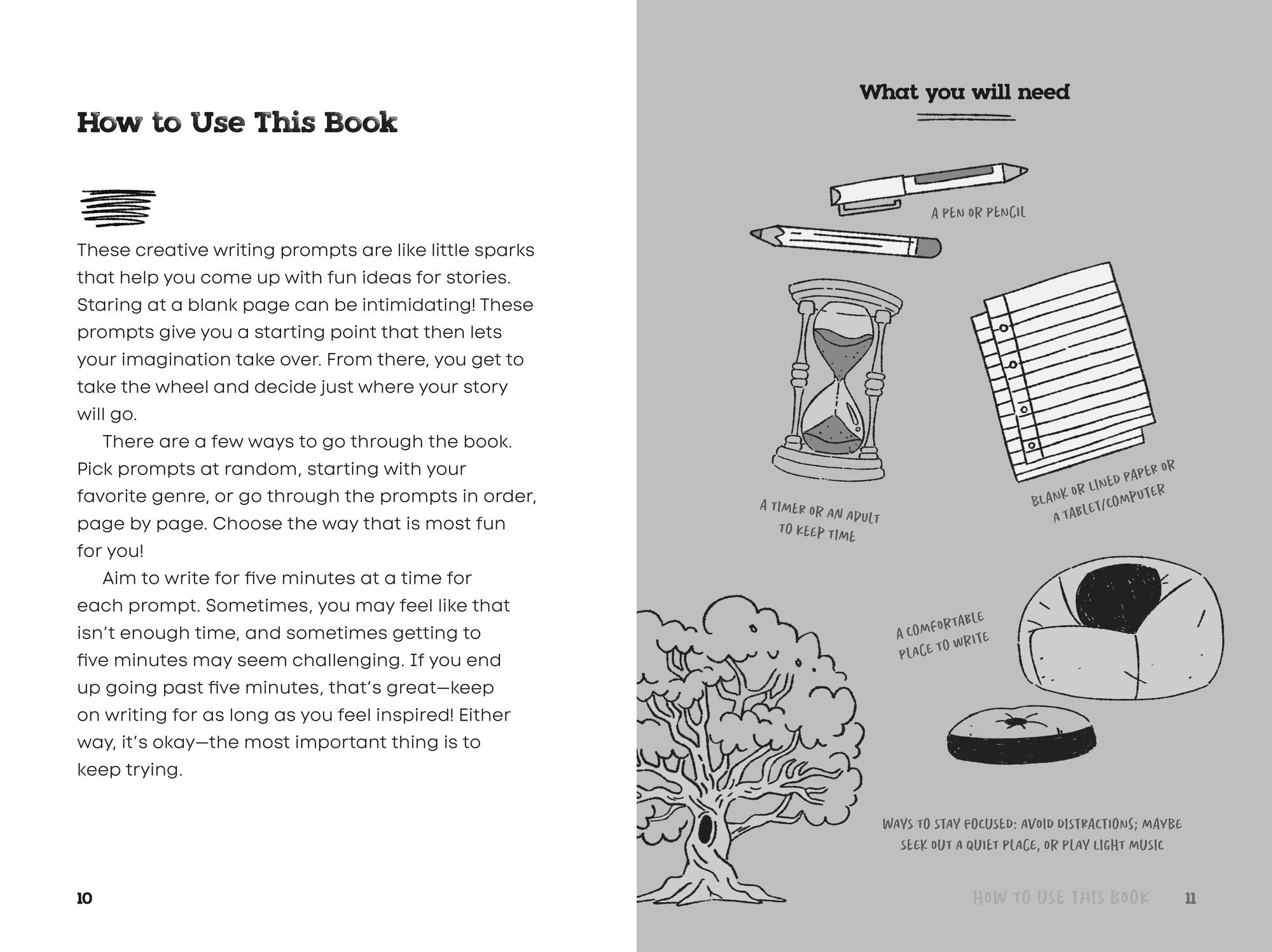 5-Minute Writing Prompts for Kids: Fun Story Starters and Questions to Unleash Your Creativity
