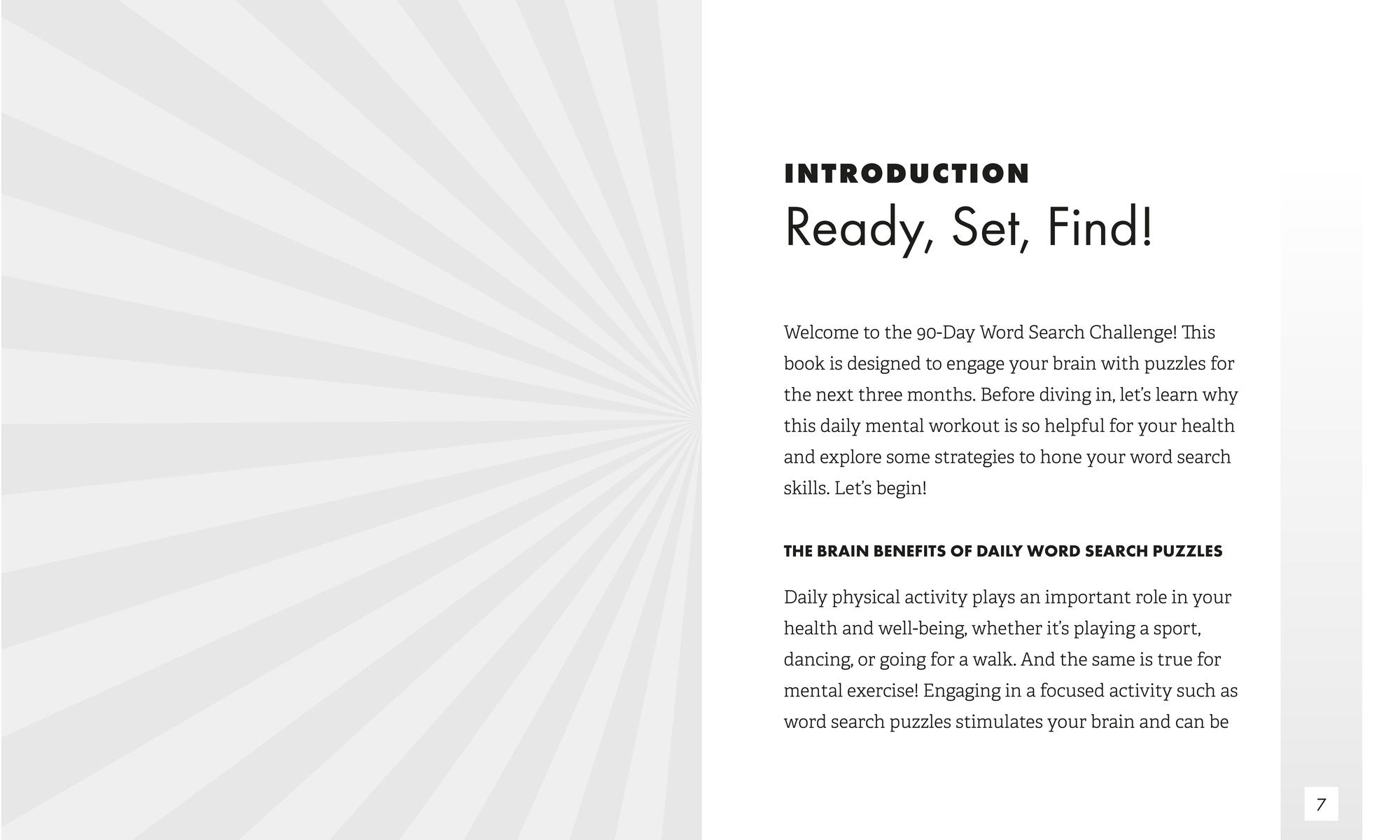 Word Search Puzzles for Brain Fitness: 90-Day Challenge to Engage Your Mind and Improve Focus