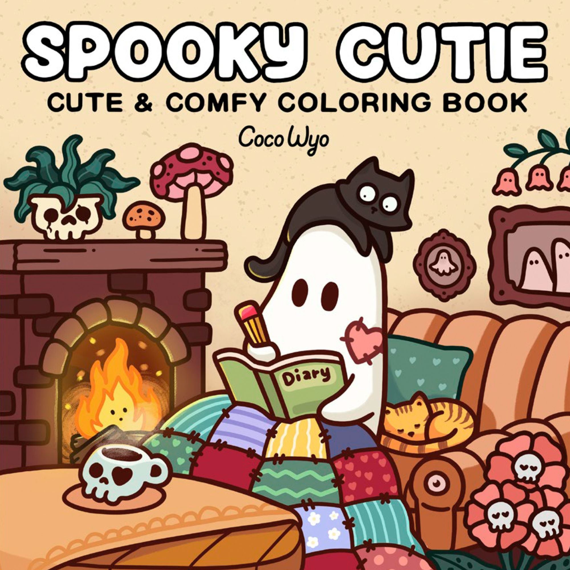 Spooky Cutie: Coloring Book for Adults and Kids