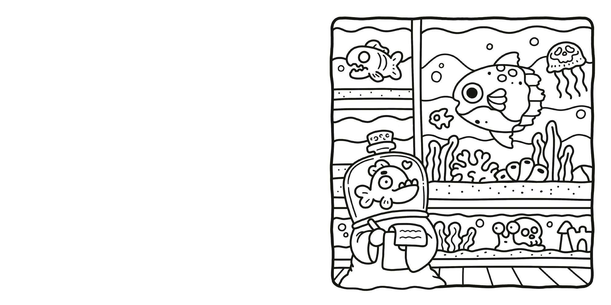 Spooky Cutie: Coloring Book for Adults and Kids