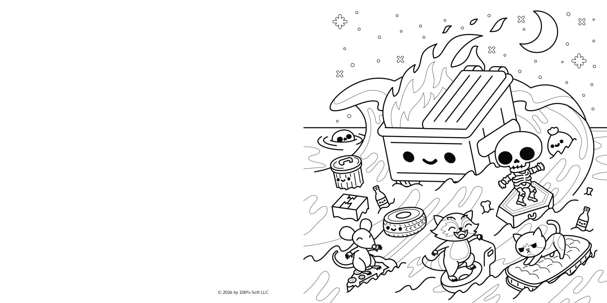 The Official Dumpster Fire Coloring Book