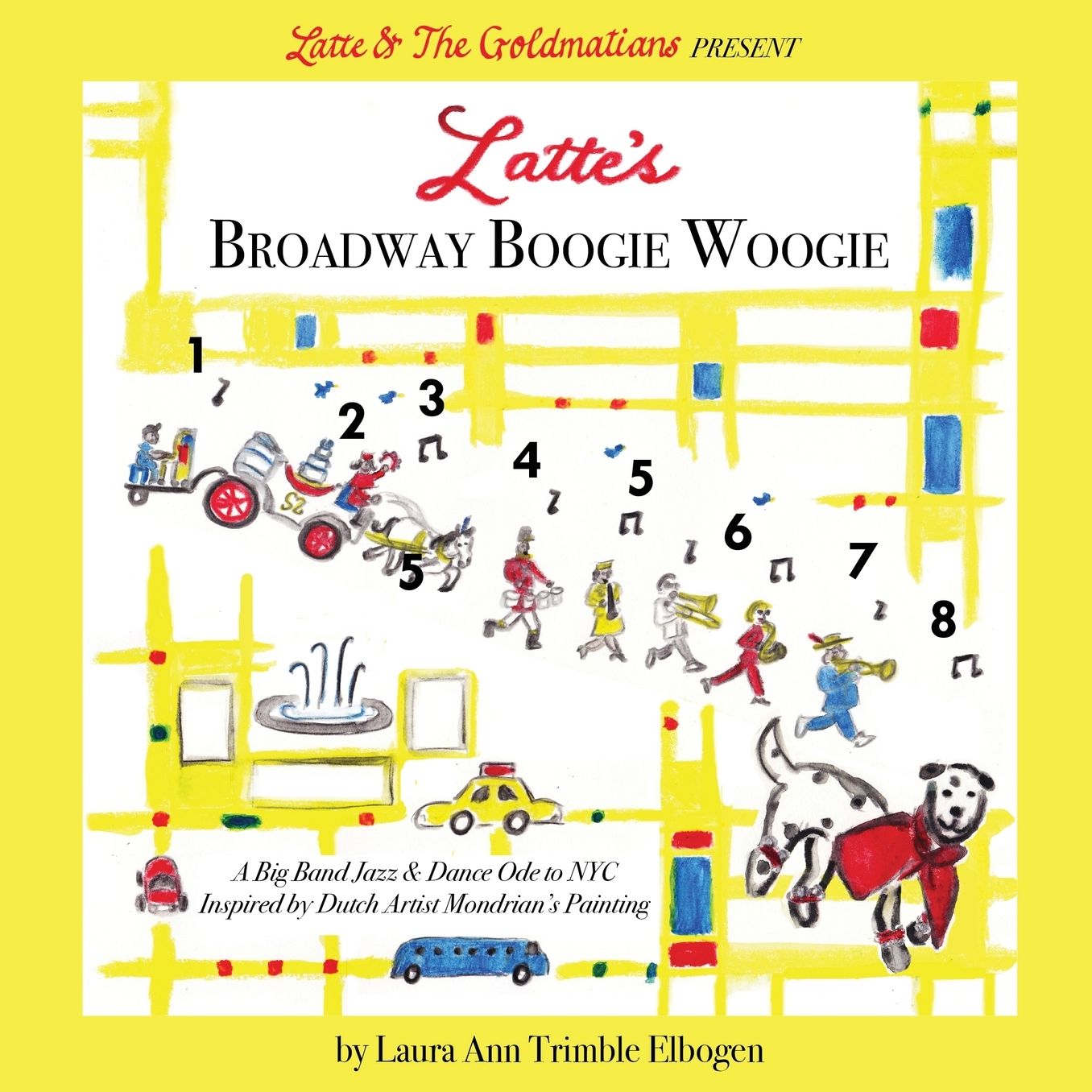 Latte's Broadway Boogie Woogie: A Big Band Jazz & Dance Ode to NYC Inspired by Dutch Artist Mondrian's Painting