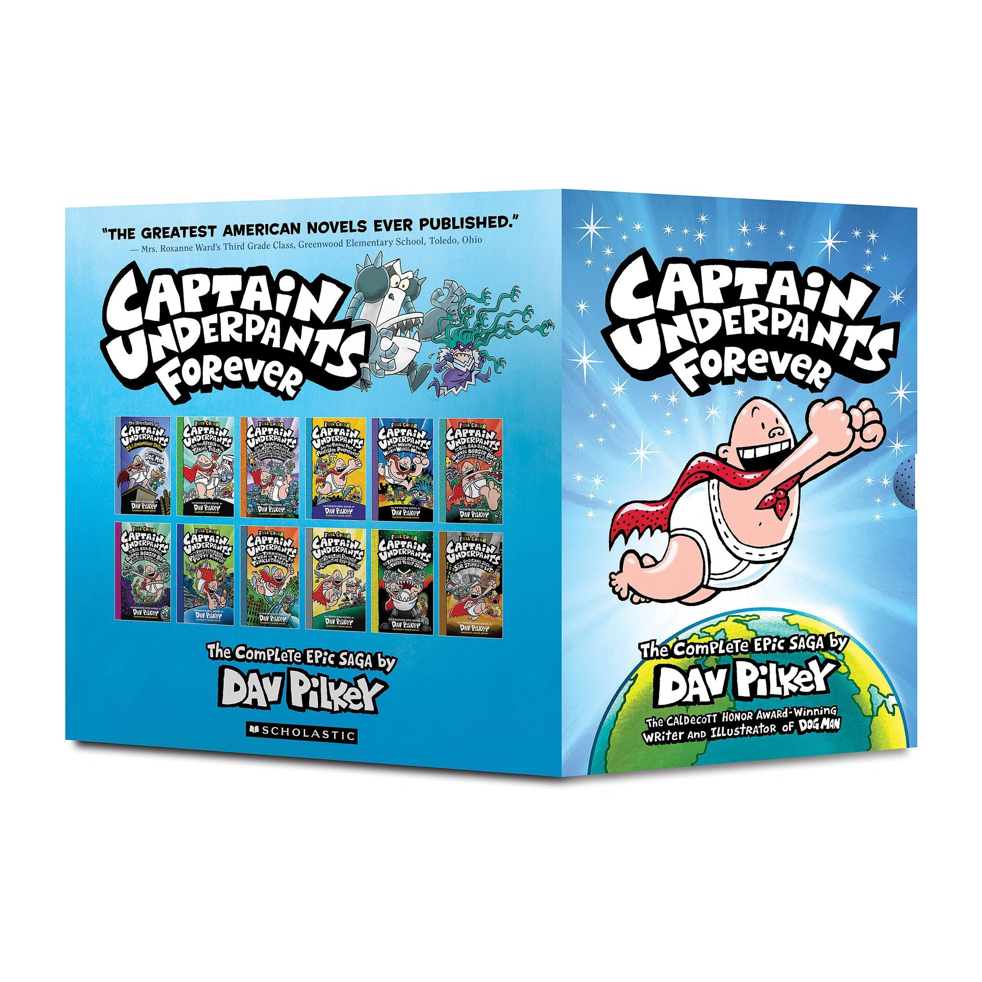 Captain Underpants Forever (Captain Underpants #1-12 Full-Color Boxed Set)