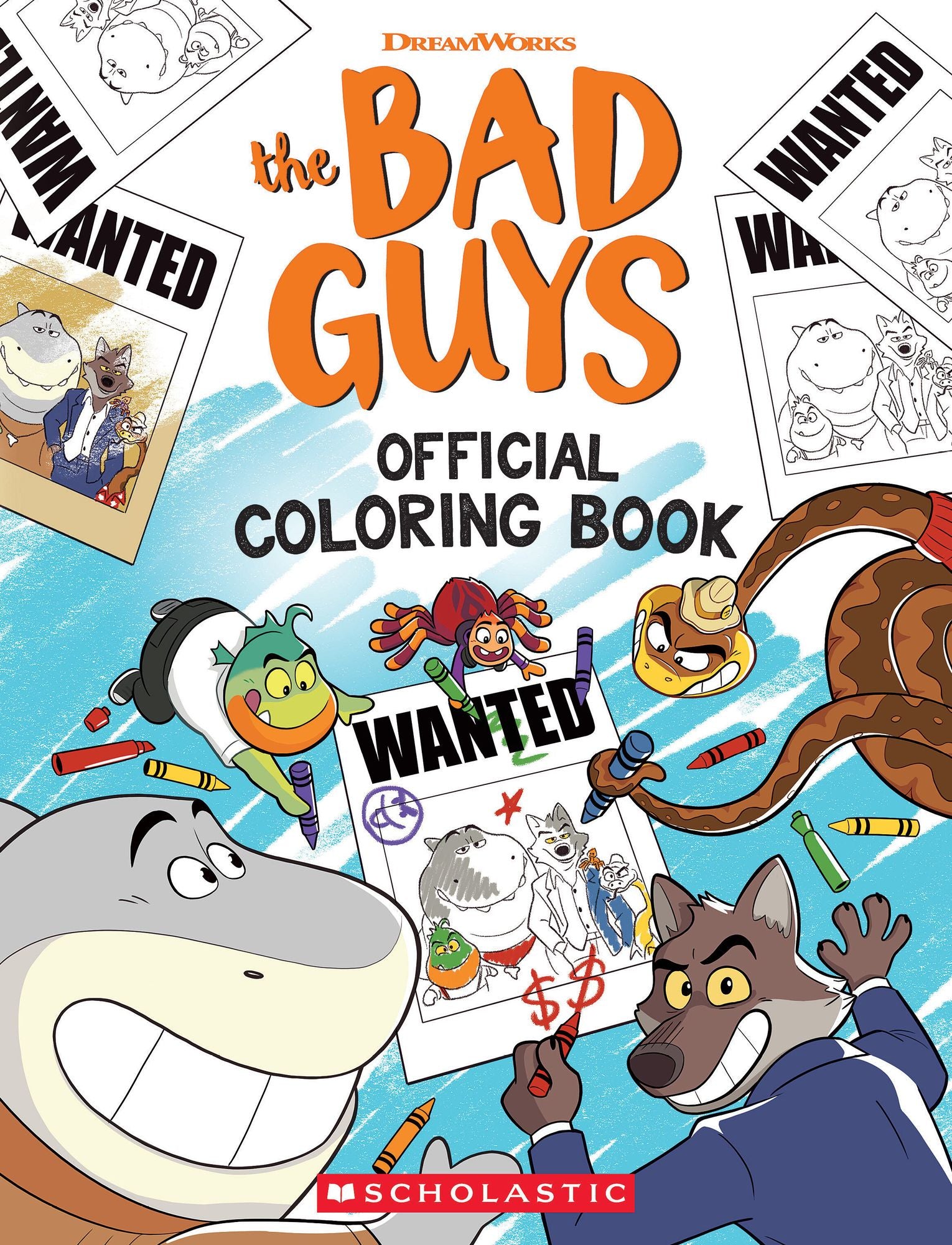 Bad Guys Coloring Book