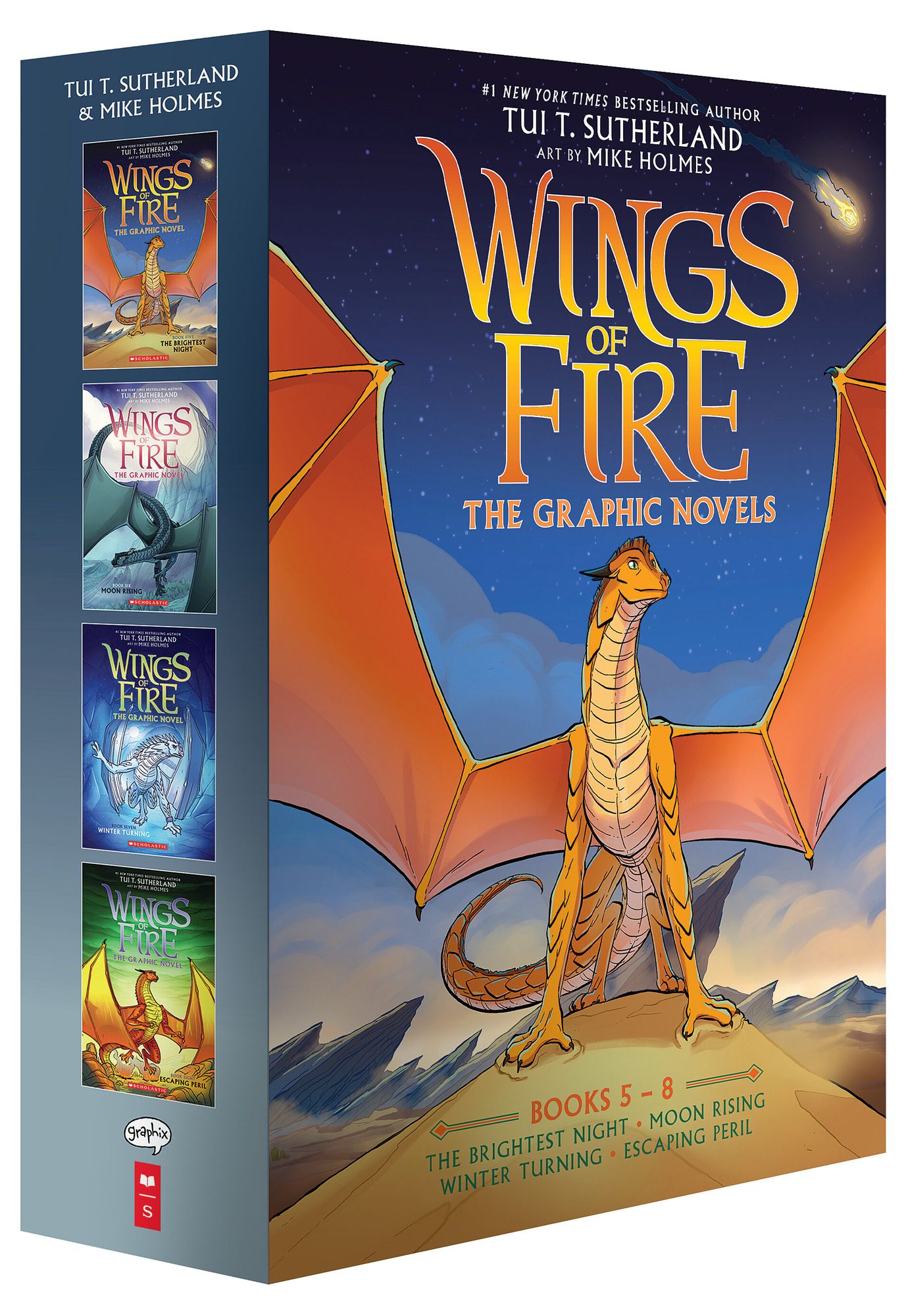 Wings of Fire #5-#8: A Graphic Novel Box Set (Wings of Fire Graphic Novels #1-#4)