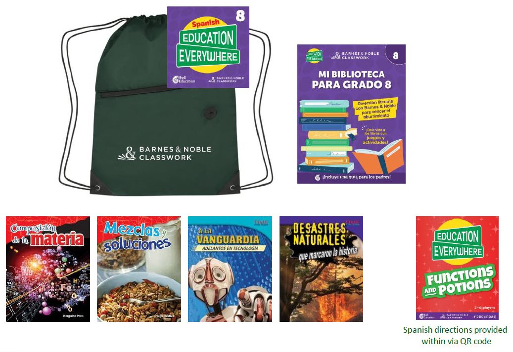 Education Everywhere Spanish Backpack: Grade 8 (B&N Exclusive)