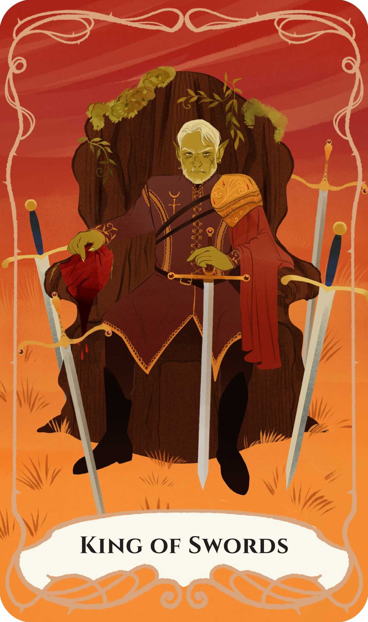 Wings and Crowns: A Romantasy Tarot Deck and Guidebook