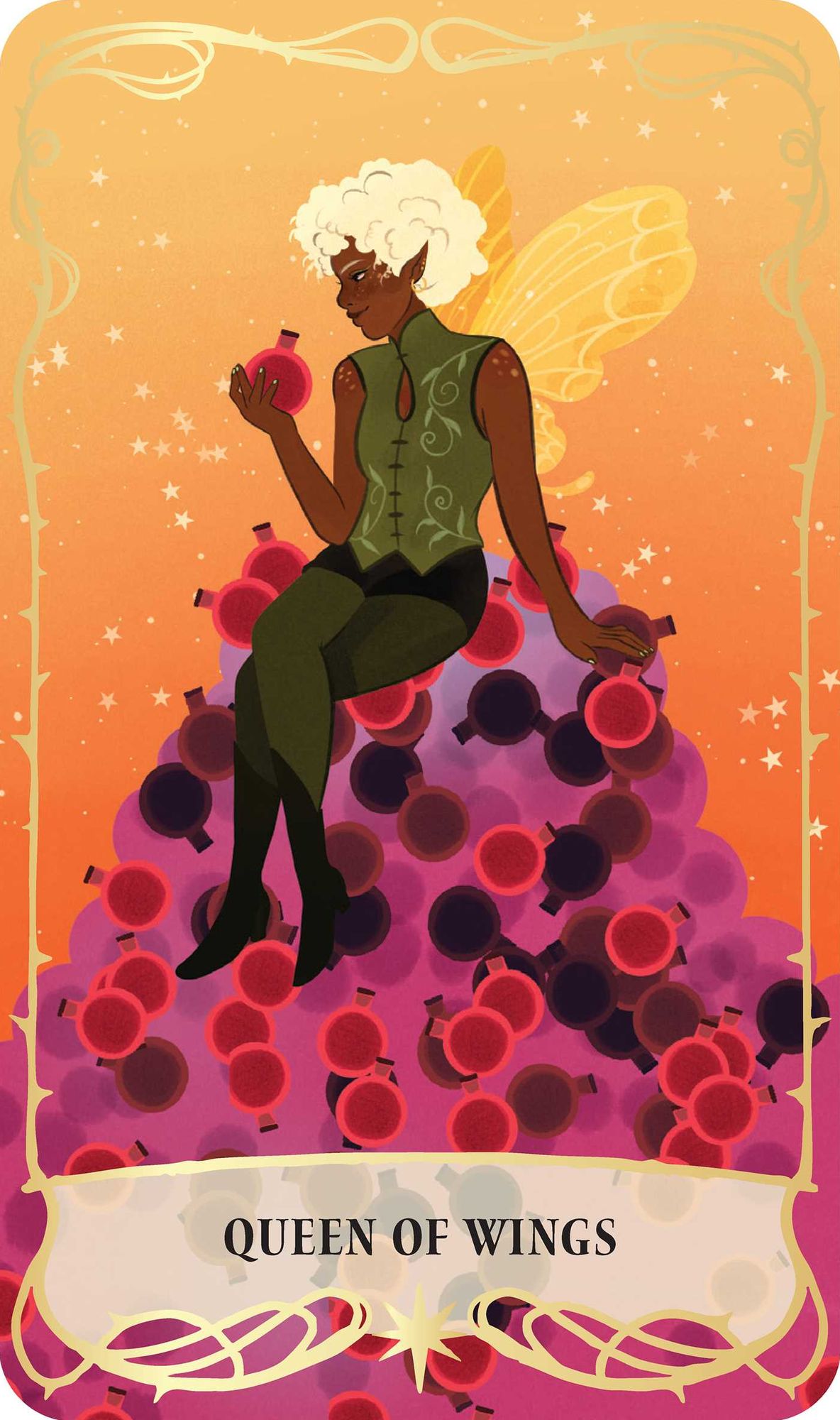 Wings and Crowns: A Romantasy Tarot Deck and Guidebook