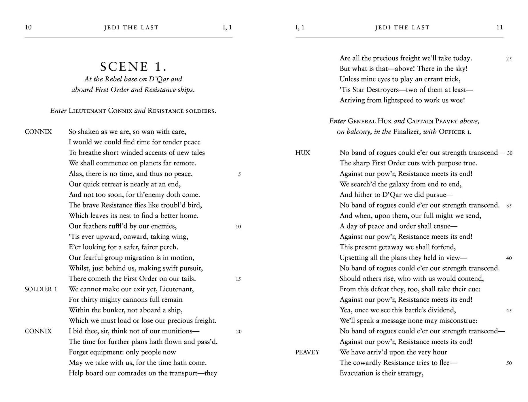 William Shakespeare's Jedi the Last: Star Wars Part the Eighth