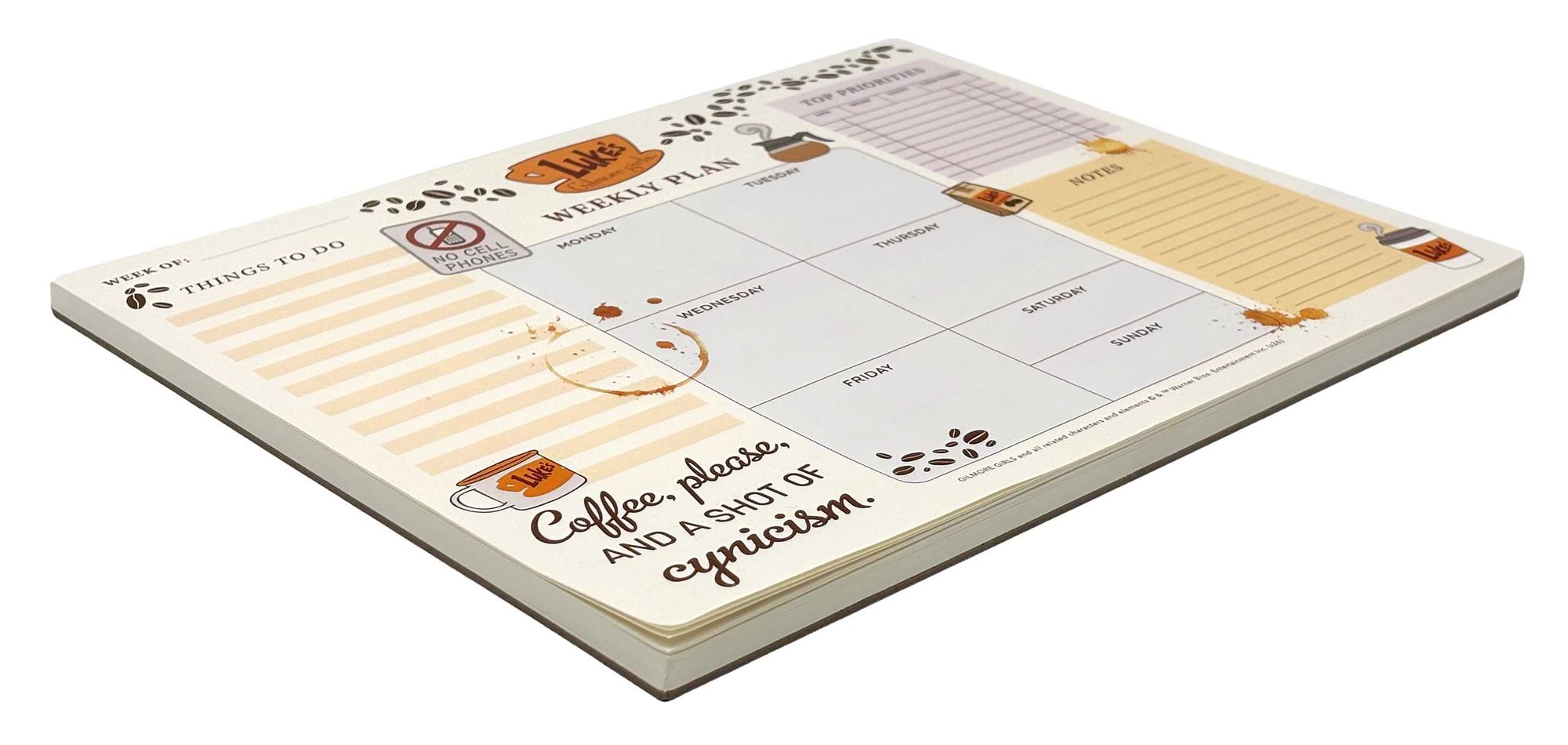 Gilmore Girls Weekly Planner Notepad