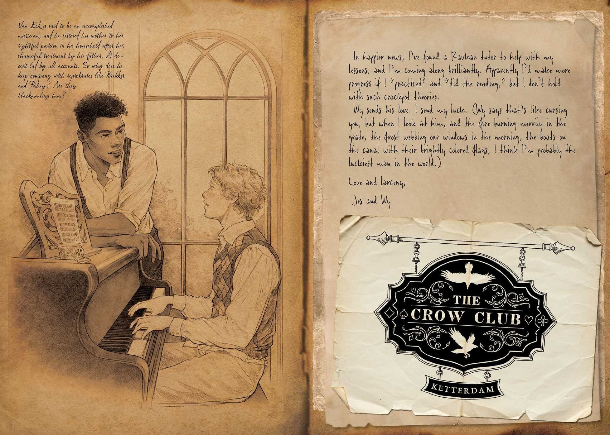 Six of Crows: A Darker Shore, Letters from Ketterdam
