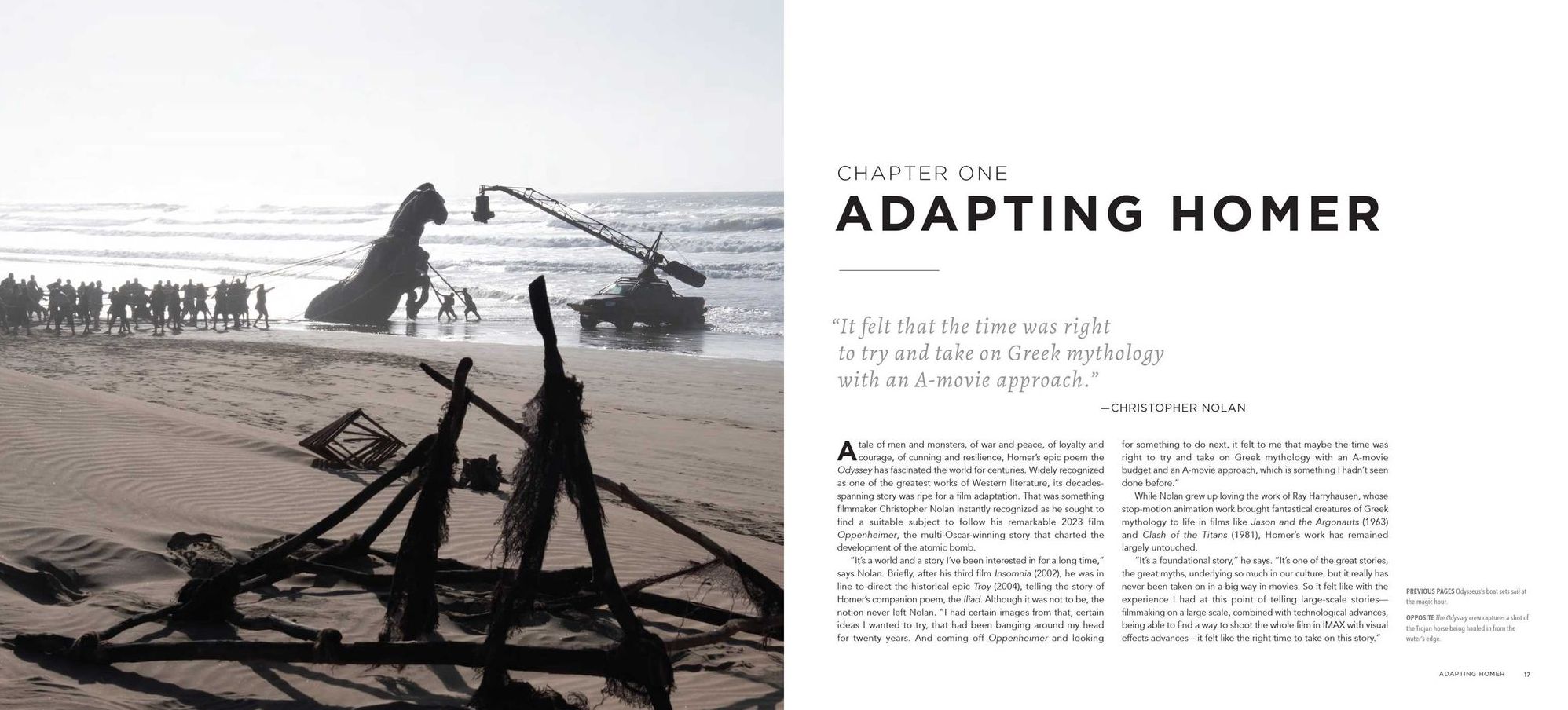 Filming The Odyssey: Inside the Making of Christopher Nolan's Modern Epic (B&N Exclusive Edition)