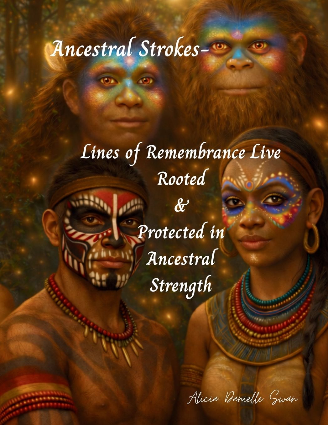 Ancestral Strokes Lines of Remembrance Live- Rooted & Protected in Ancestral Strength