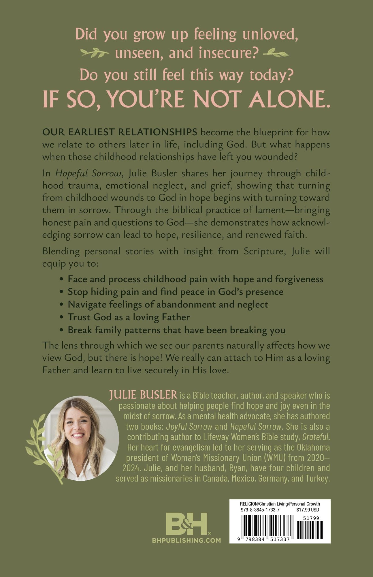 Hopeful Sorrow: Turning to God in Hope When Childhood Wounds Have You Turning Away